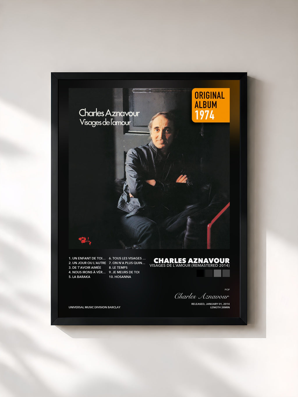 Charles Aznavour – Visages de l'amour (Remastered 2014)