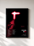 Tableau de l'album 3.6.3 (Live 2003) de Indochine, imprimé et encadré en France