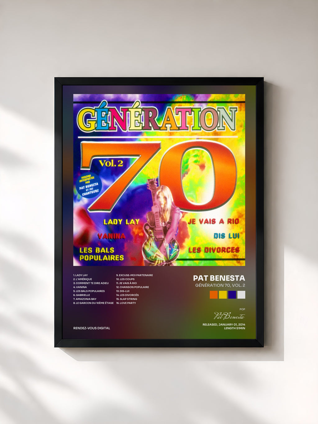 Pat Benesta · Génération 70, Vol. 2