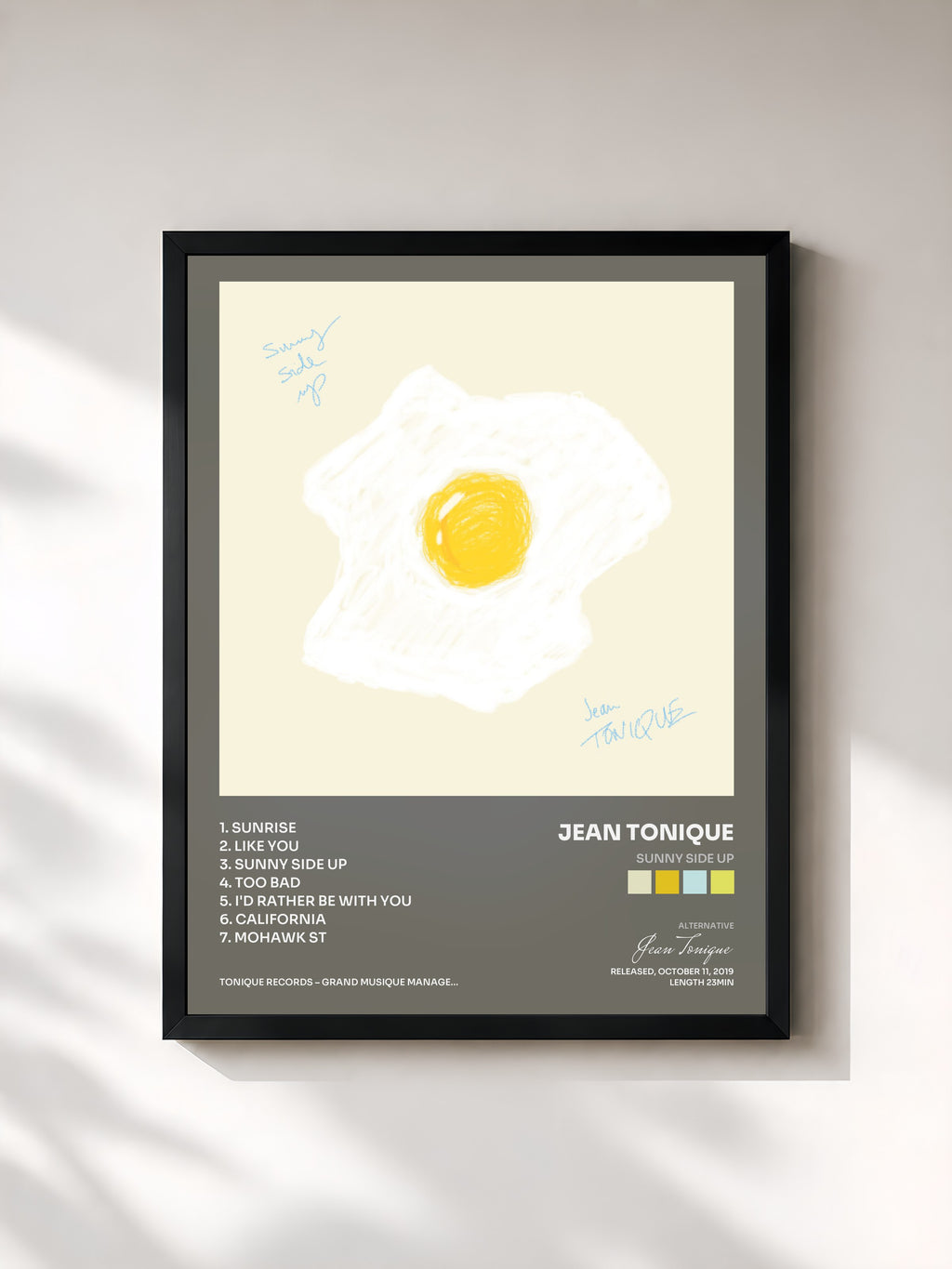 Jean Tonique · sunny side up