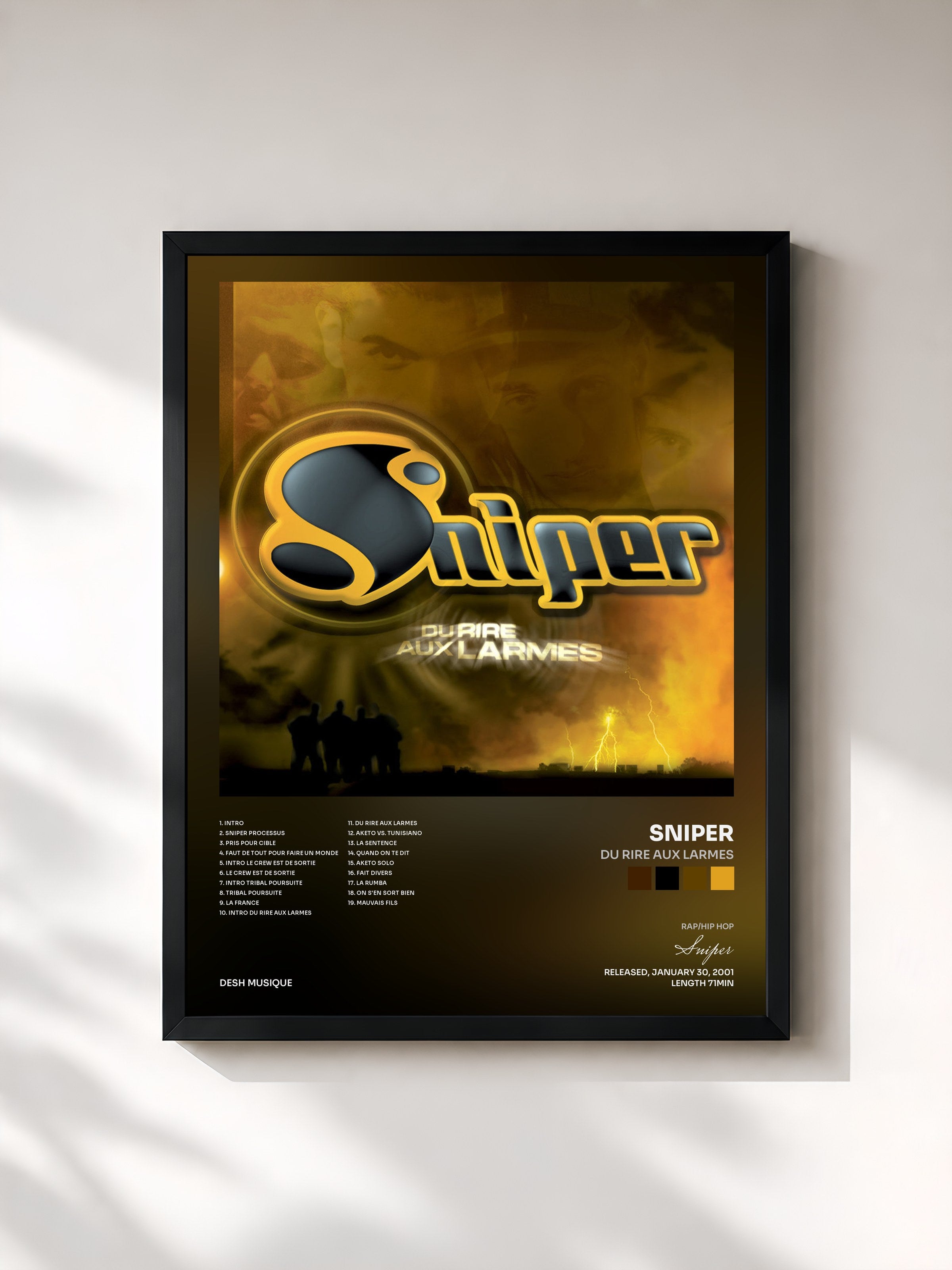 Sniper · Du rire aux larmes