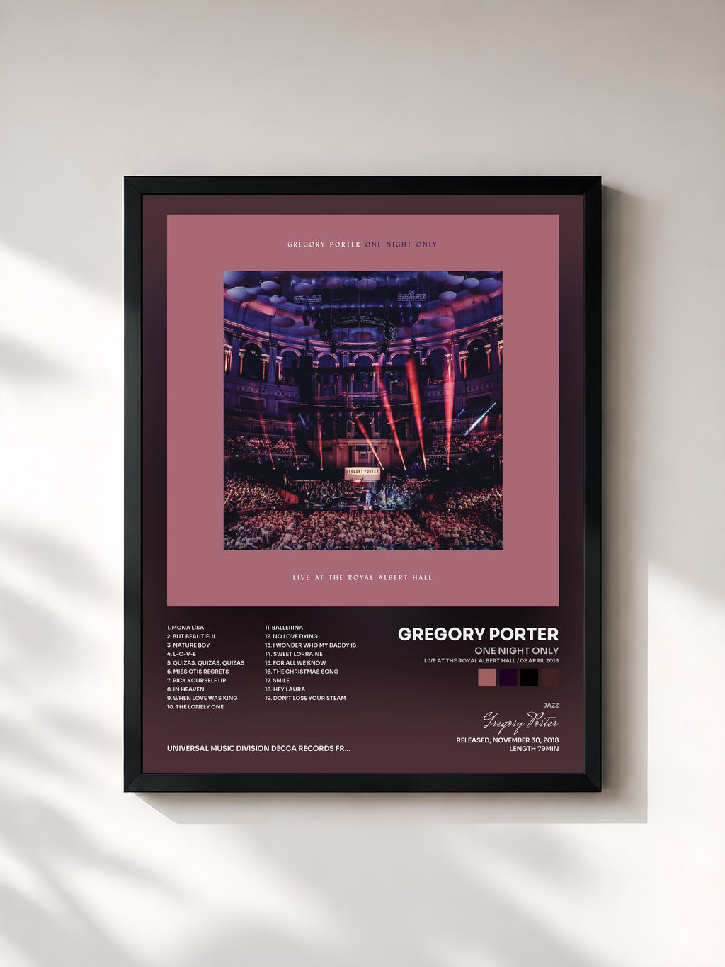 Gregory Porter · One Night Only (Live At The Royal Albert Hall / 02 April 2018)