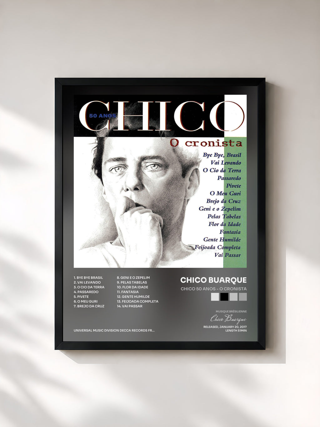 Chico Buarque · Chico 50 Anos - O Cronista