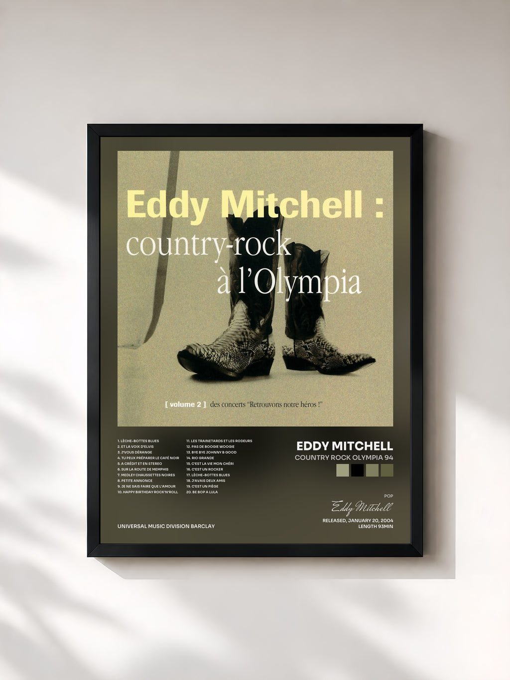 Eddy Mitchell · Country Rock Olympia 94