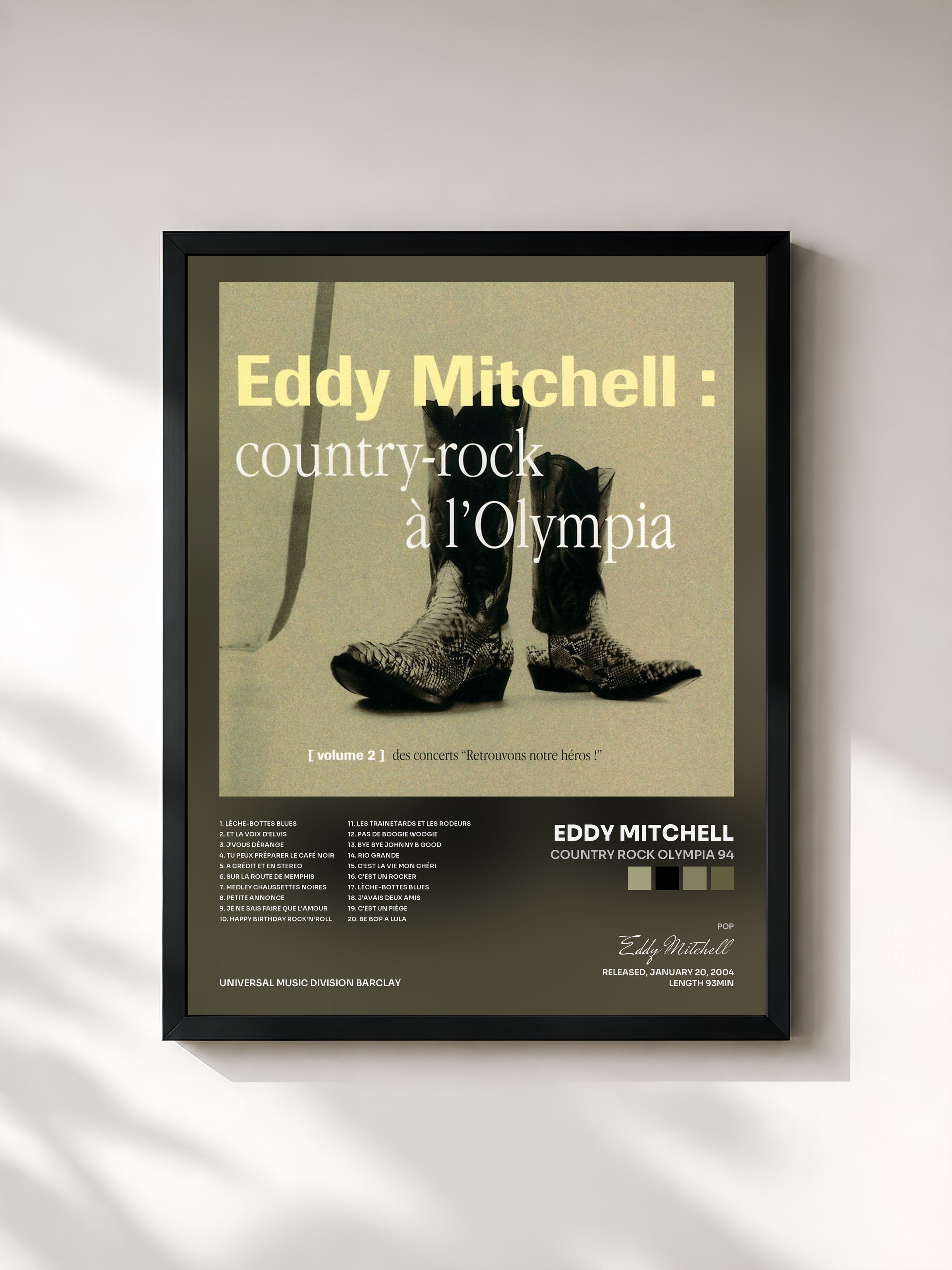 Eddy Mitchell · Country Rock Olympia 94