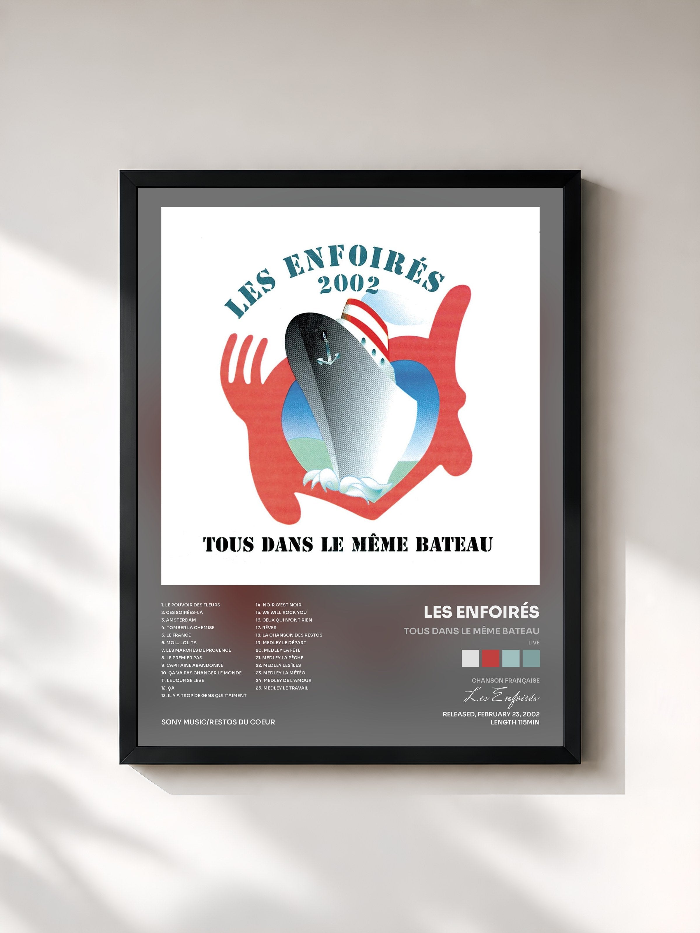 Les Enfoirés · Tous dans le même bateau (Live)