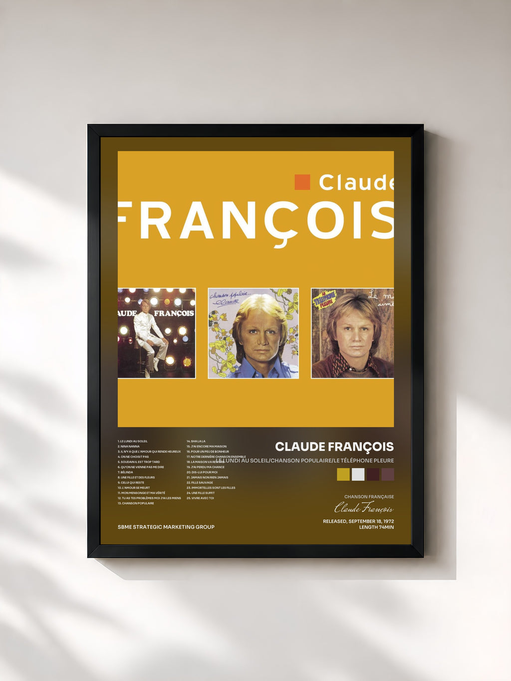 Claude François · Le Lundi Au Soleil/Chanson Populaire/Le Téléphone Pleure