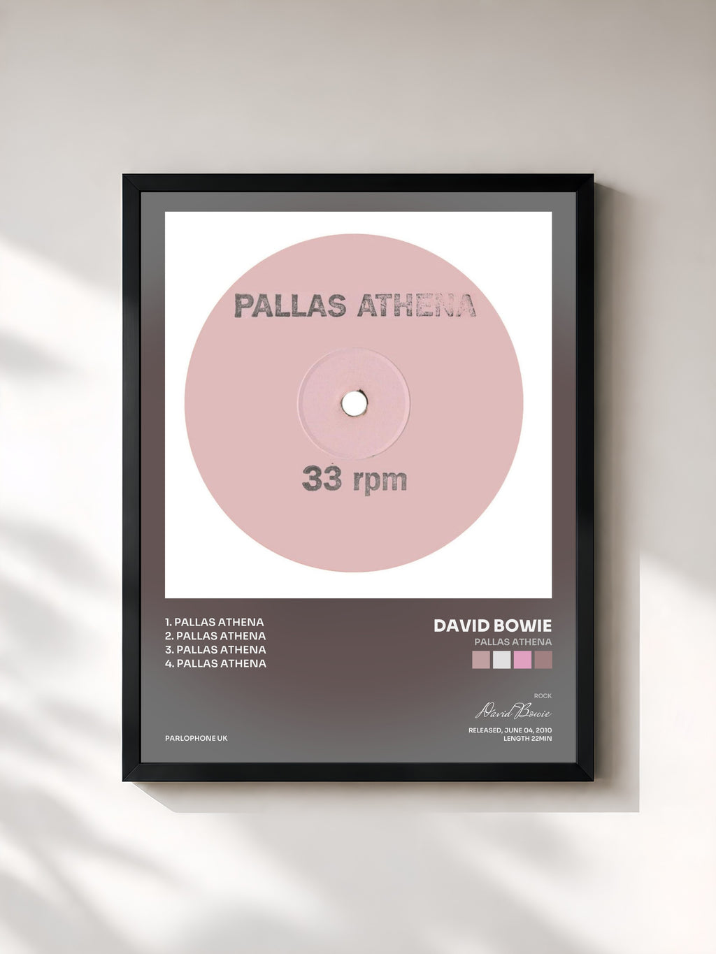 David Bowie · Pallas Athena
