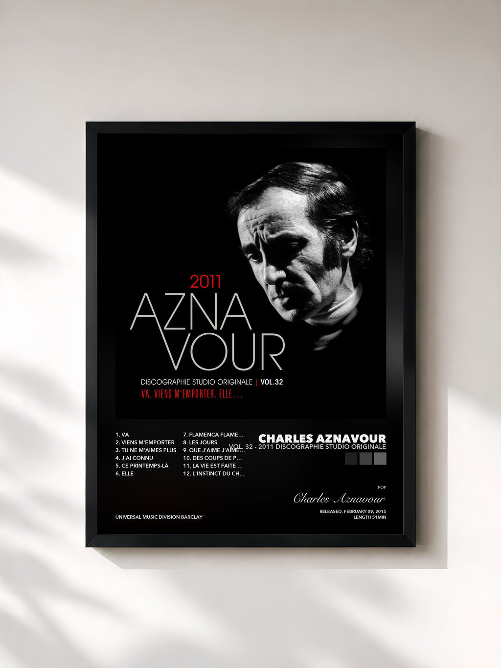 Charles Aznavour – Vol. 32 - 2011 Discographie studio originale