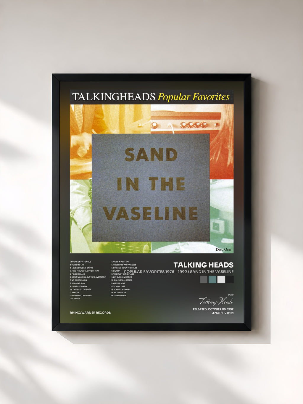 Talking Heads · Popular Favorites 1976 - 1992 / Sand in the Vaseline