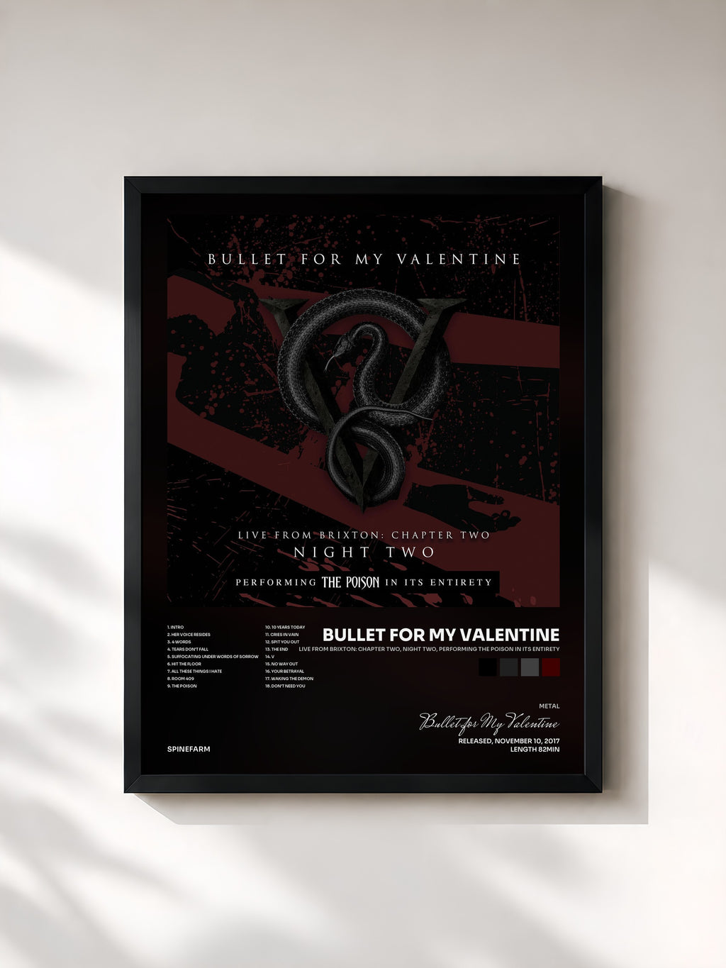 Bullet for My Valentine · Live From Brixton: Chapter Two, Night Two, Performing The Poison In Its Entirety