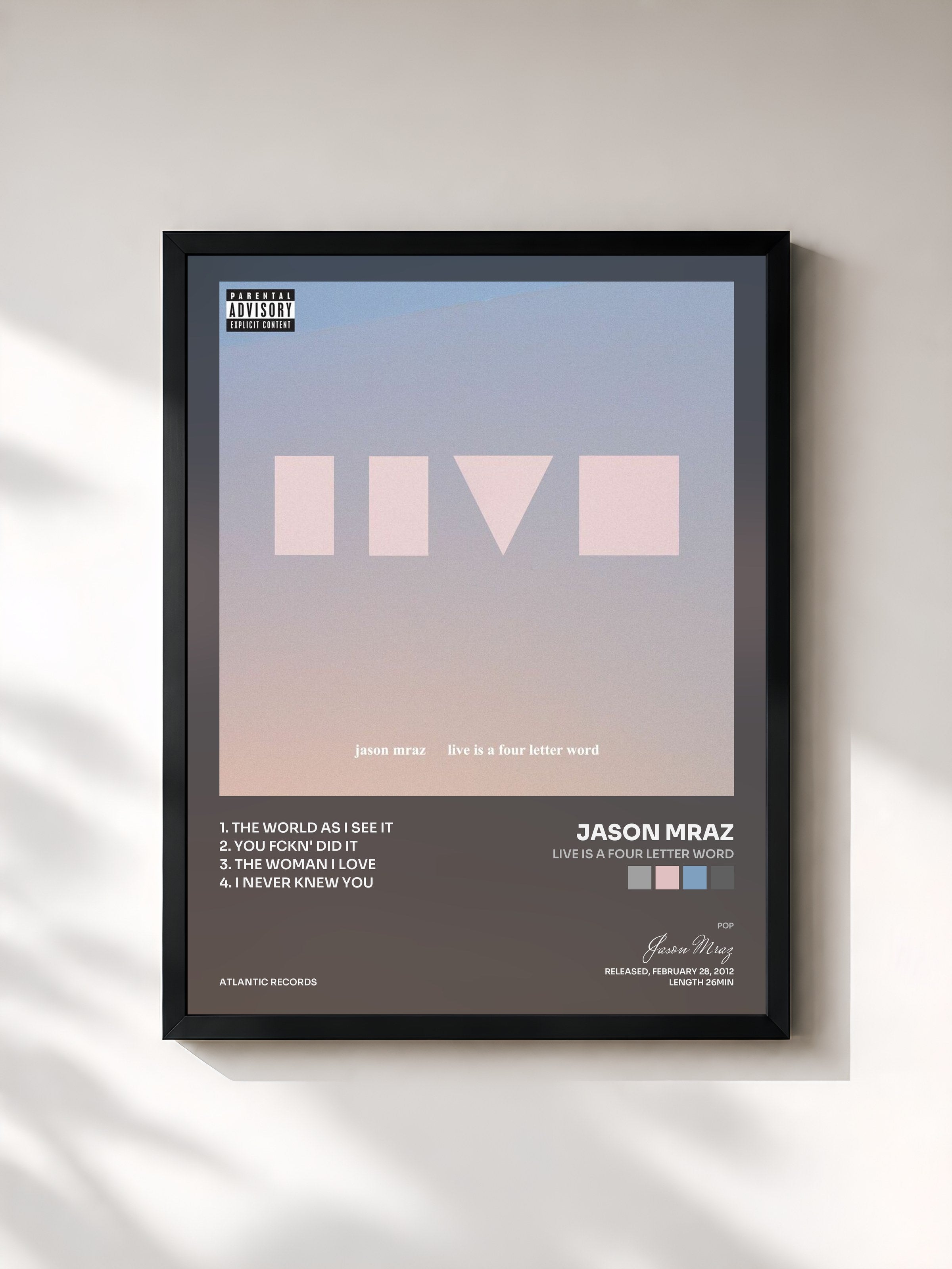 Jason Mraz · Live Is a Four Letter Word