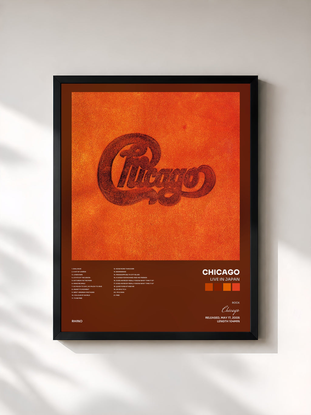 Chicago · Live In Japan