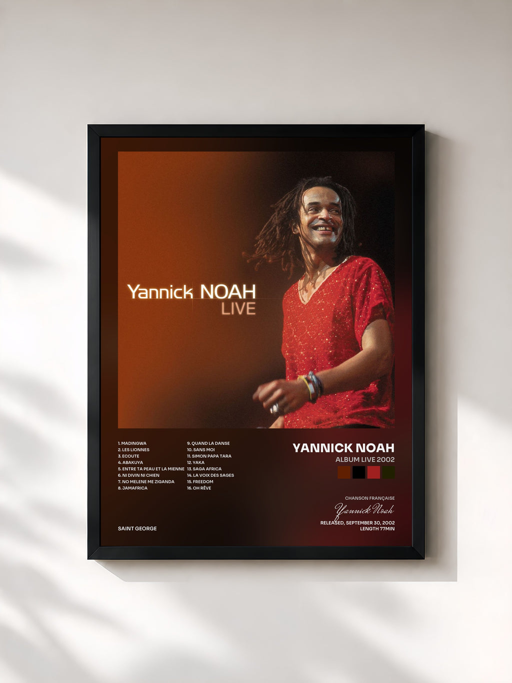 Yannick Noah · Album Live 2002