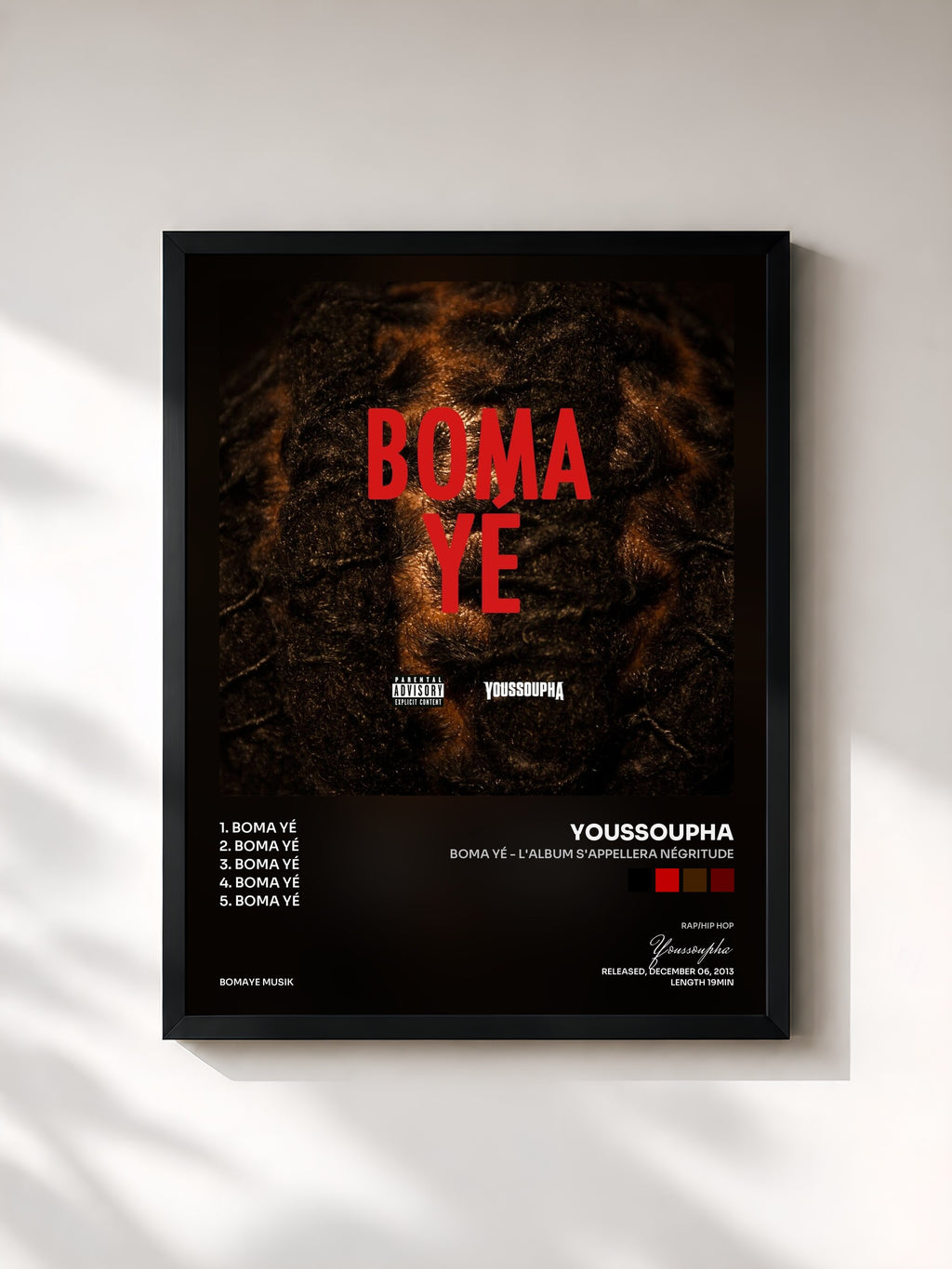 Youssoupha · Boma Yé - L'album s'appellera Négritude