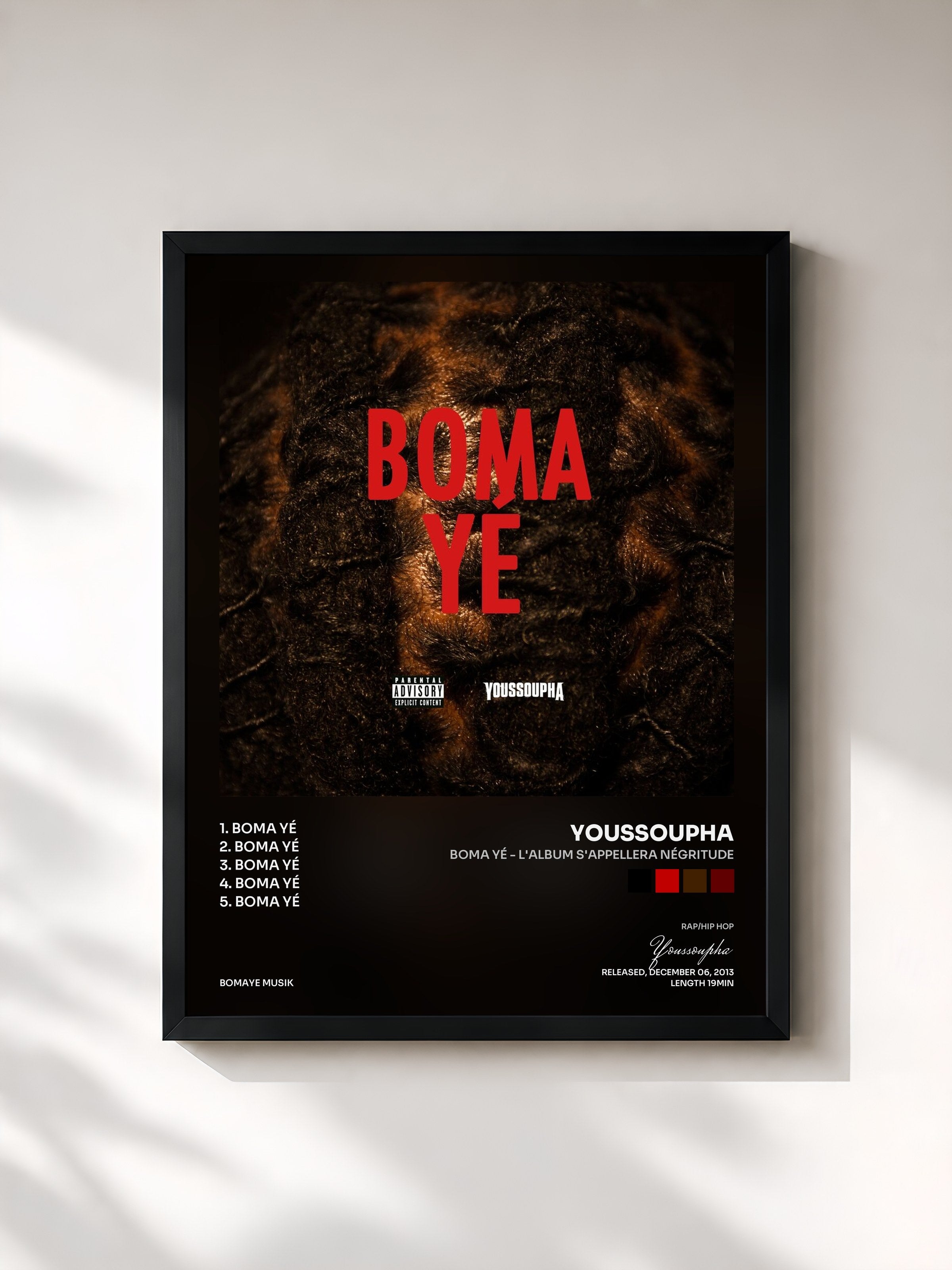 Youssoupha · Boma Yé - L'album s'appellera Négritude