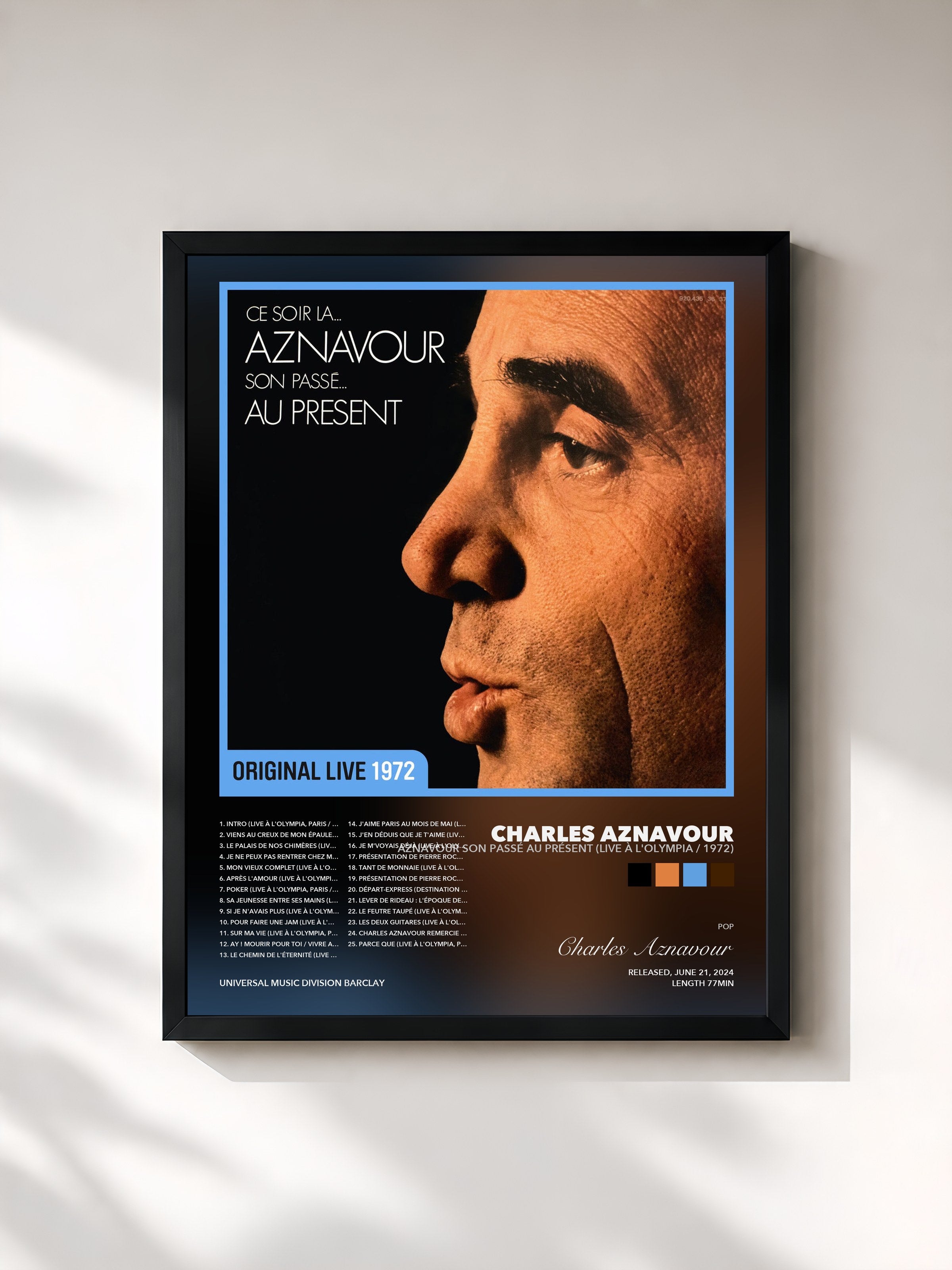 Charles Aznavour – Aznavour son passé au présent (Live à l'Olympia / 1972)