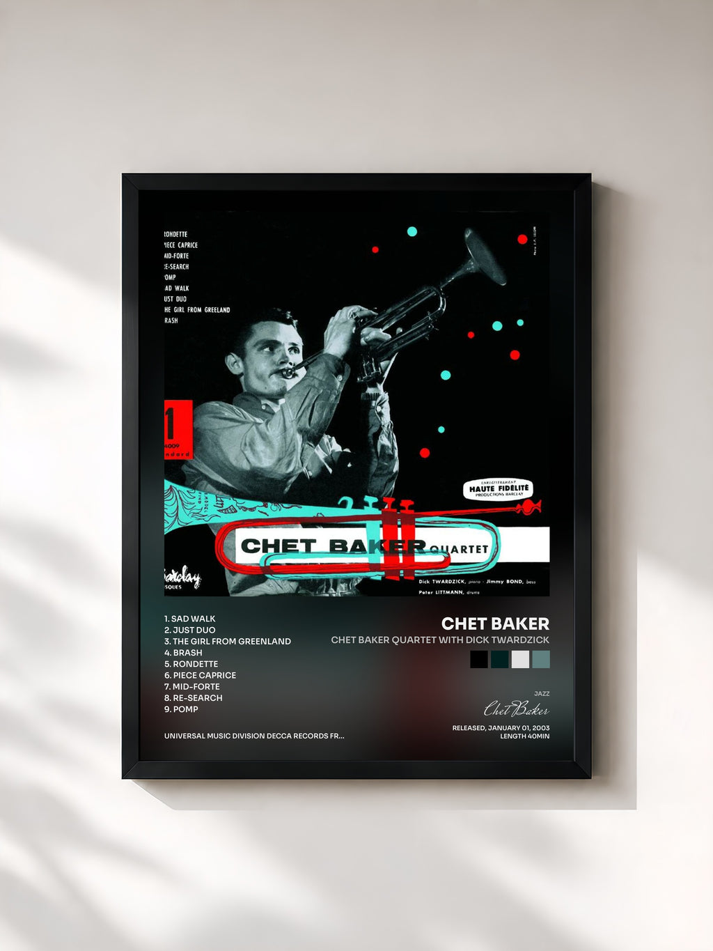 Chet Baker · Chet Baker Quartet With Dick Twardzick
