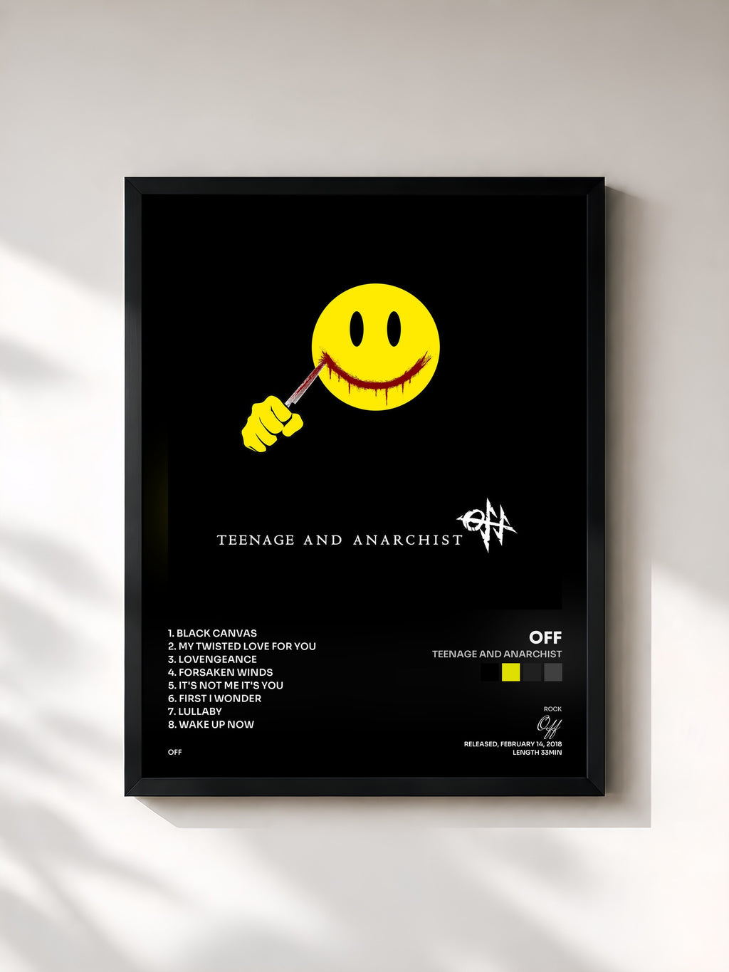 Off · Teenage and Anarchist