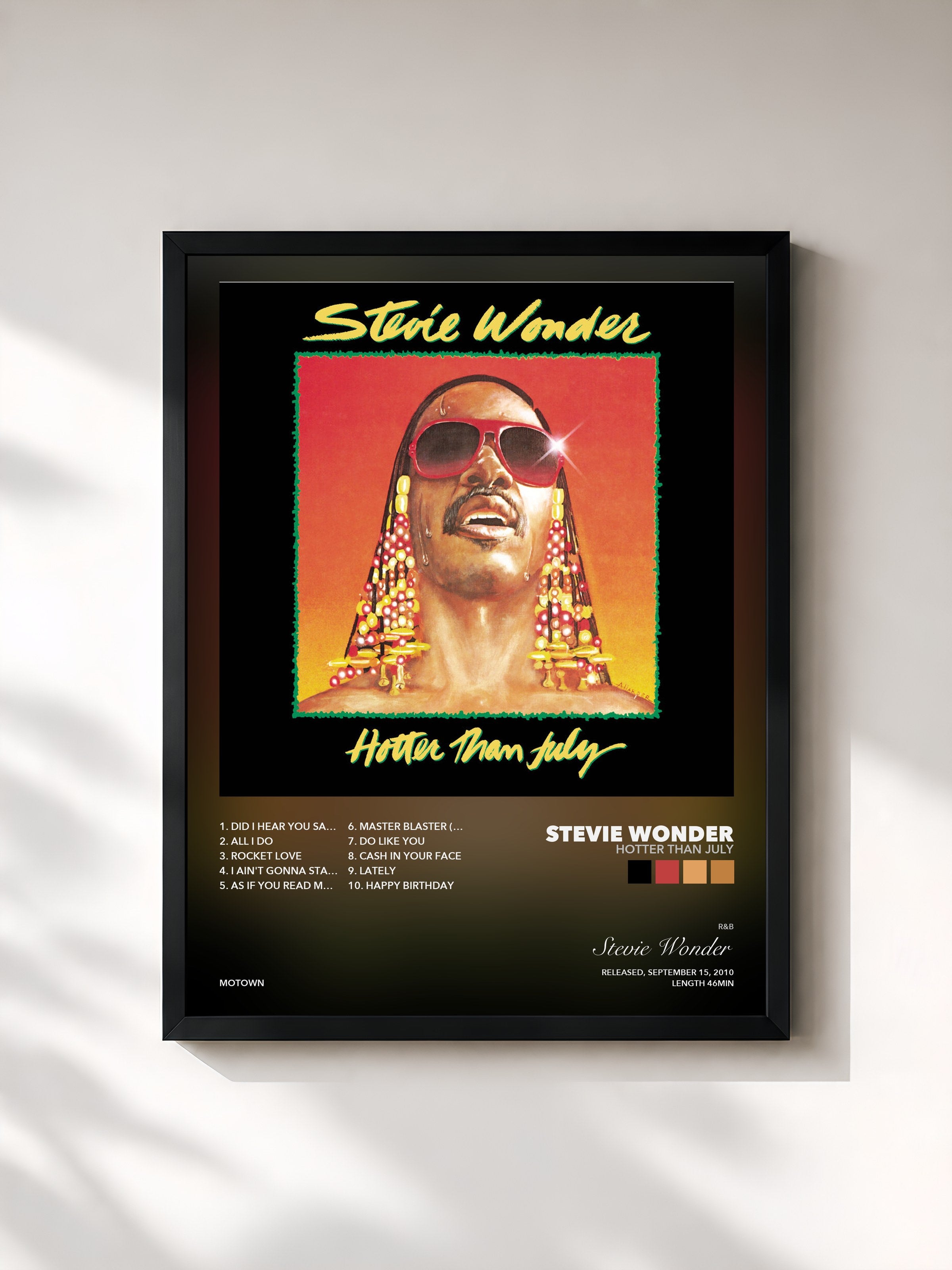 Stevie Wonder · Hotter Than July