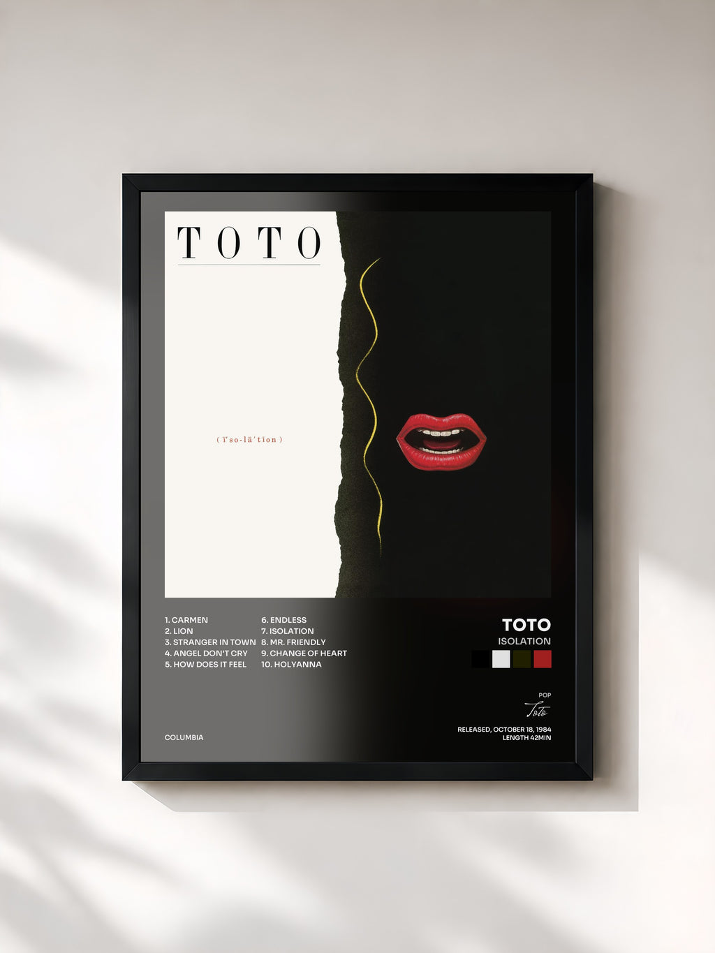 Toto · Isolation