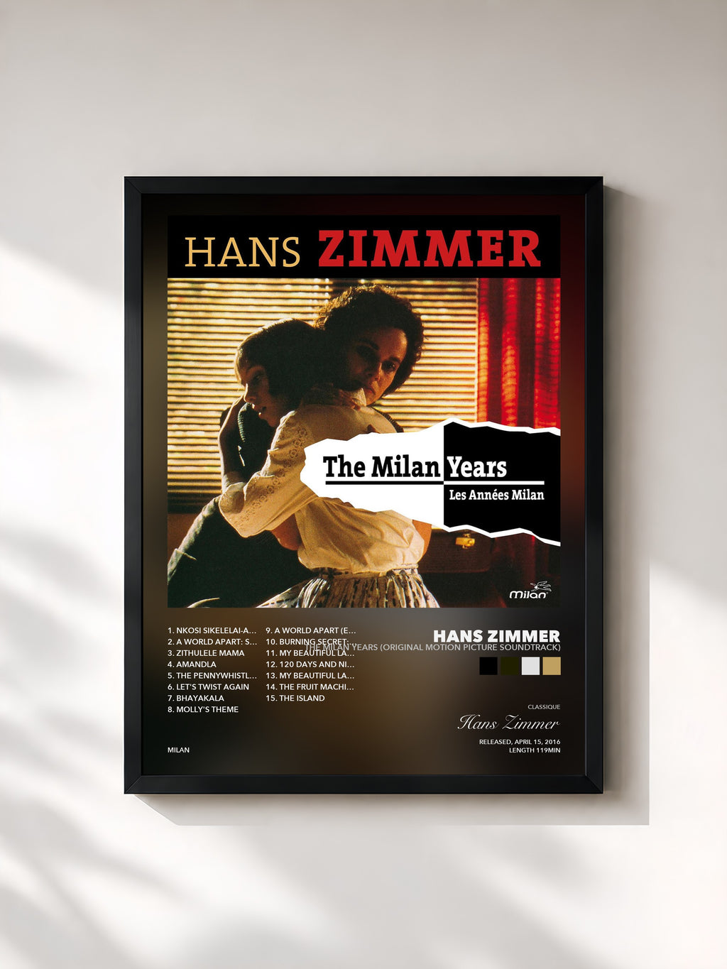 Hans Zimmer · The Milan Years (Original Motion Picture Soundtrack)