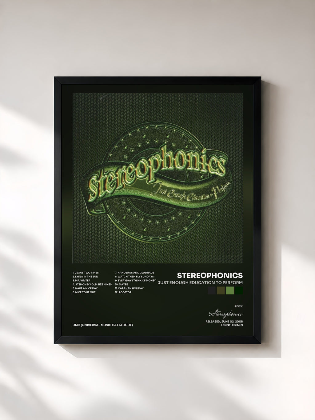 Stereophonics · Just Enough Education To Perform