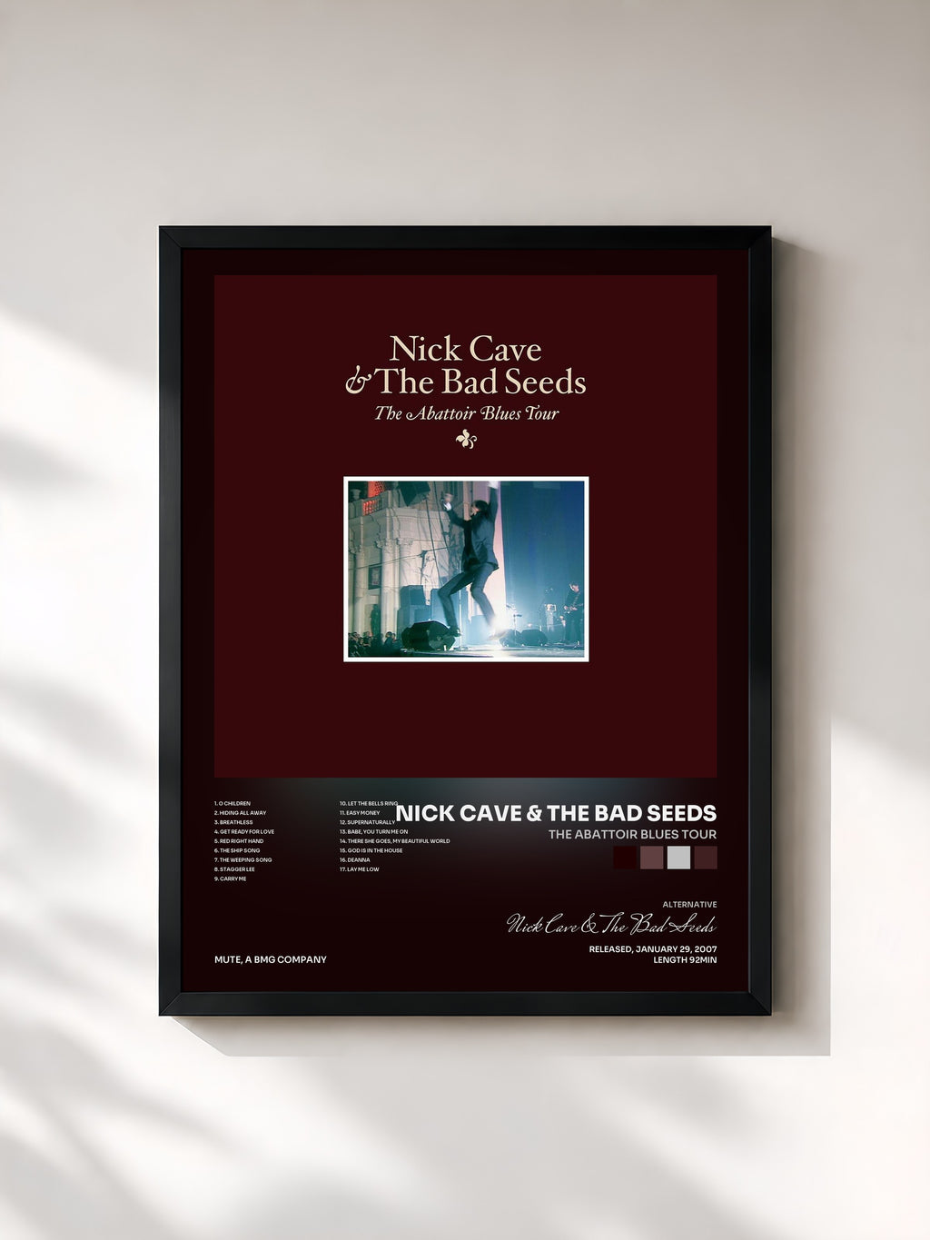 Nick Cave & The Bad Seeds · The Abattoir Blues Tour