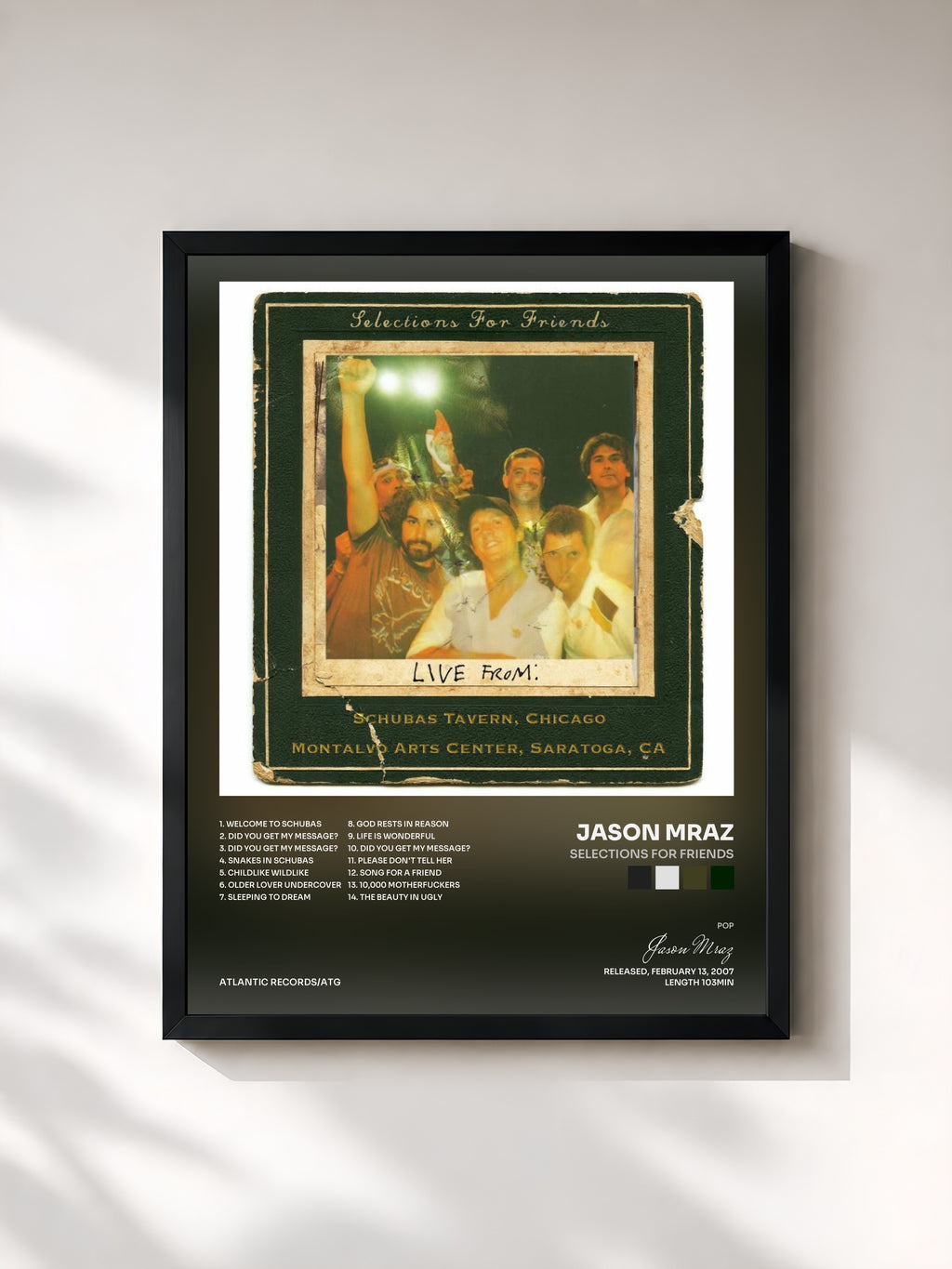 Jason Mraz · Selections for Friends