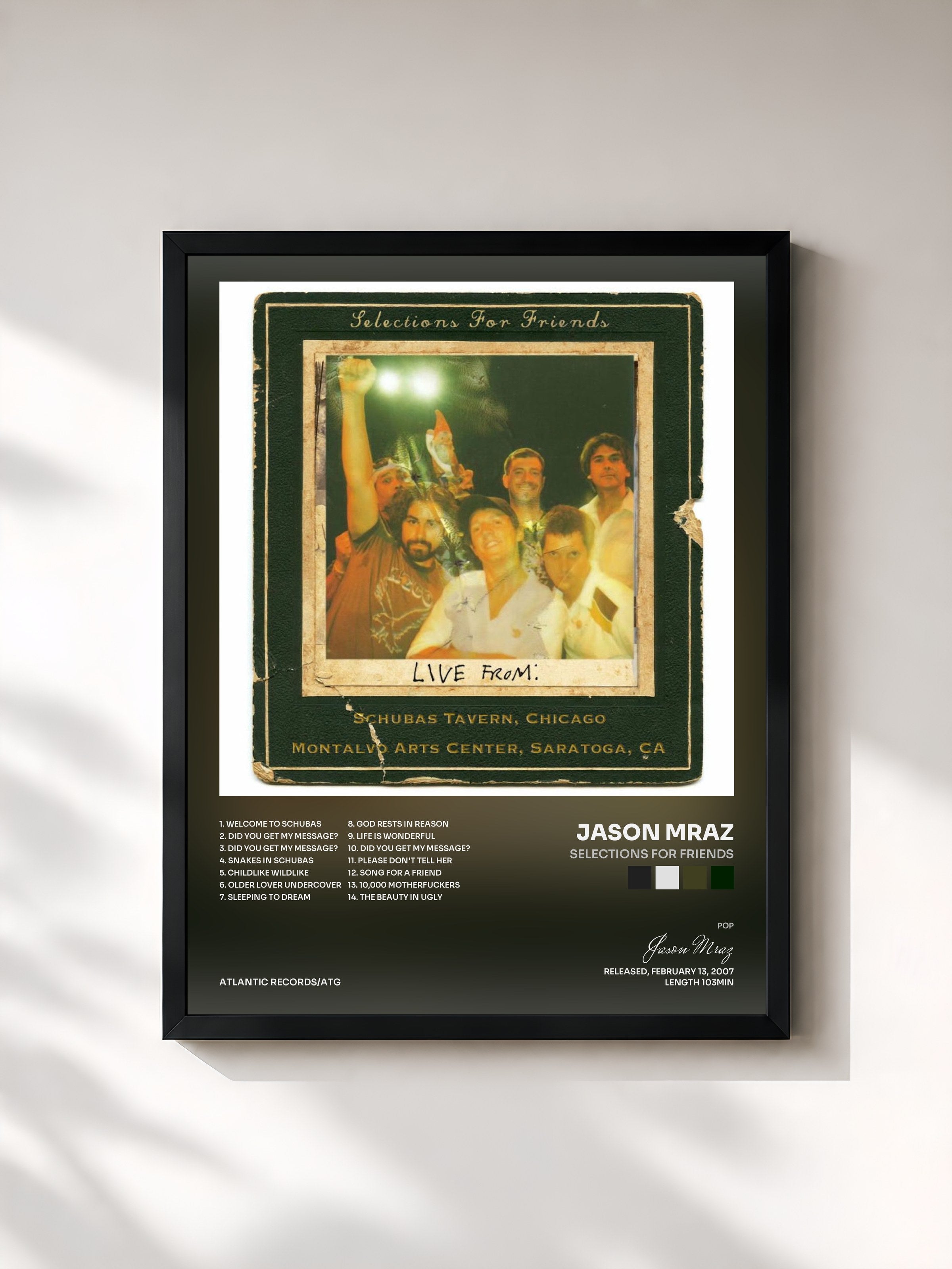 Jason Mraz · Selections for Friends
