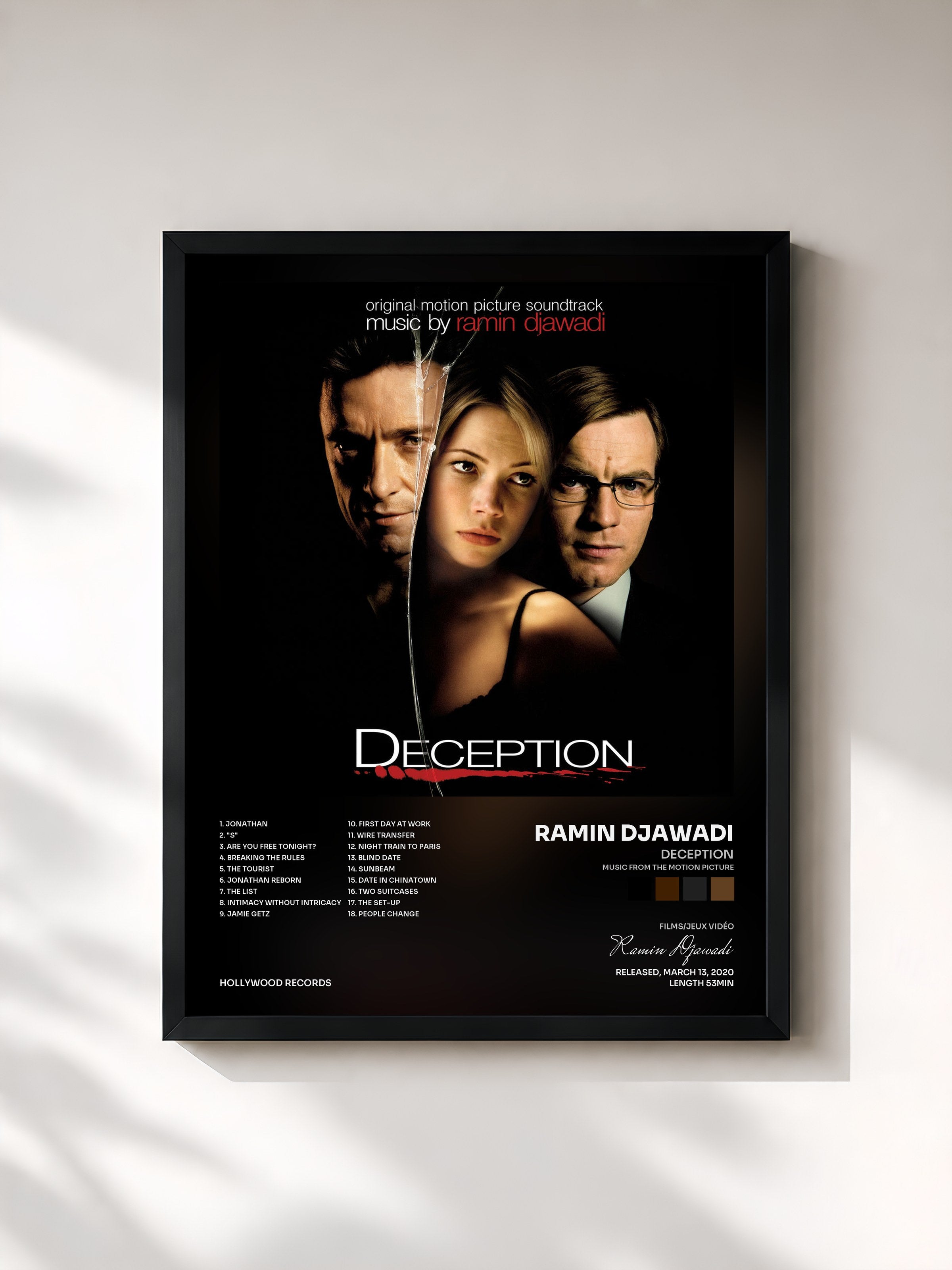 Ramin Djawadi · Deception (Music from the Motion Picture)