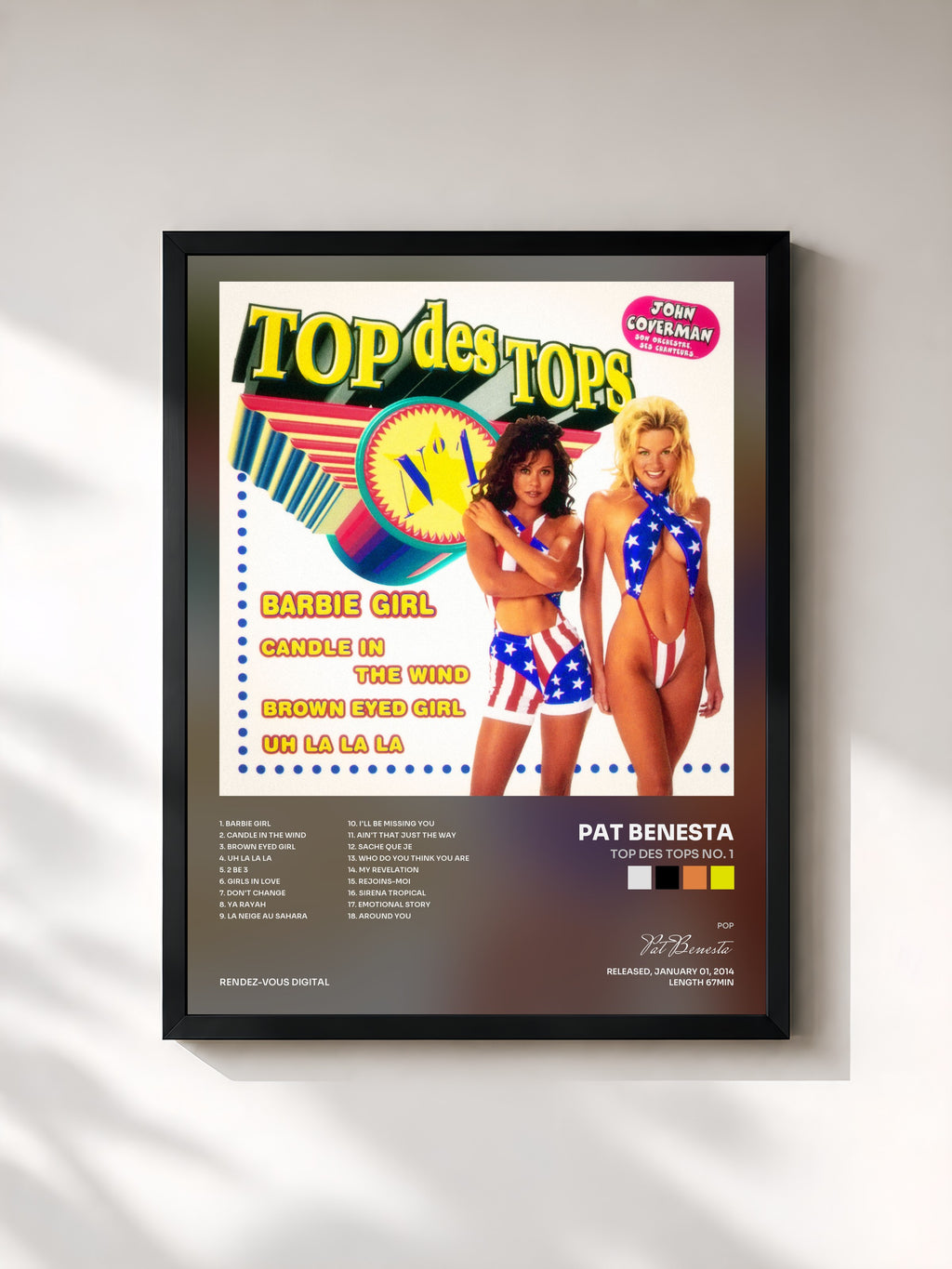 Pat Benesta · Top des tops No. 1
