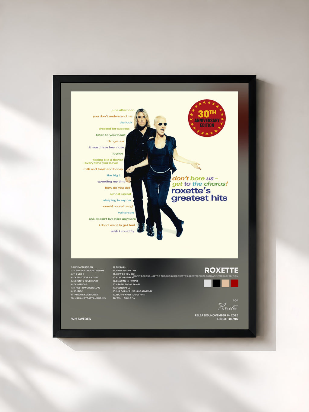 Roxette · Don't Bore Us - Get to the Chorus! Roxette's Greatest Hits 30th Anniversary Edition