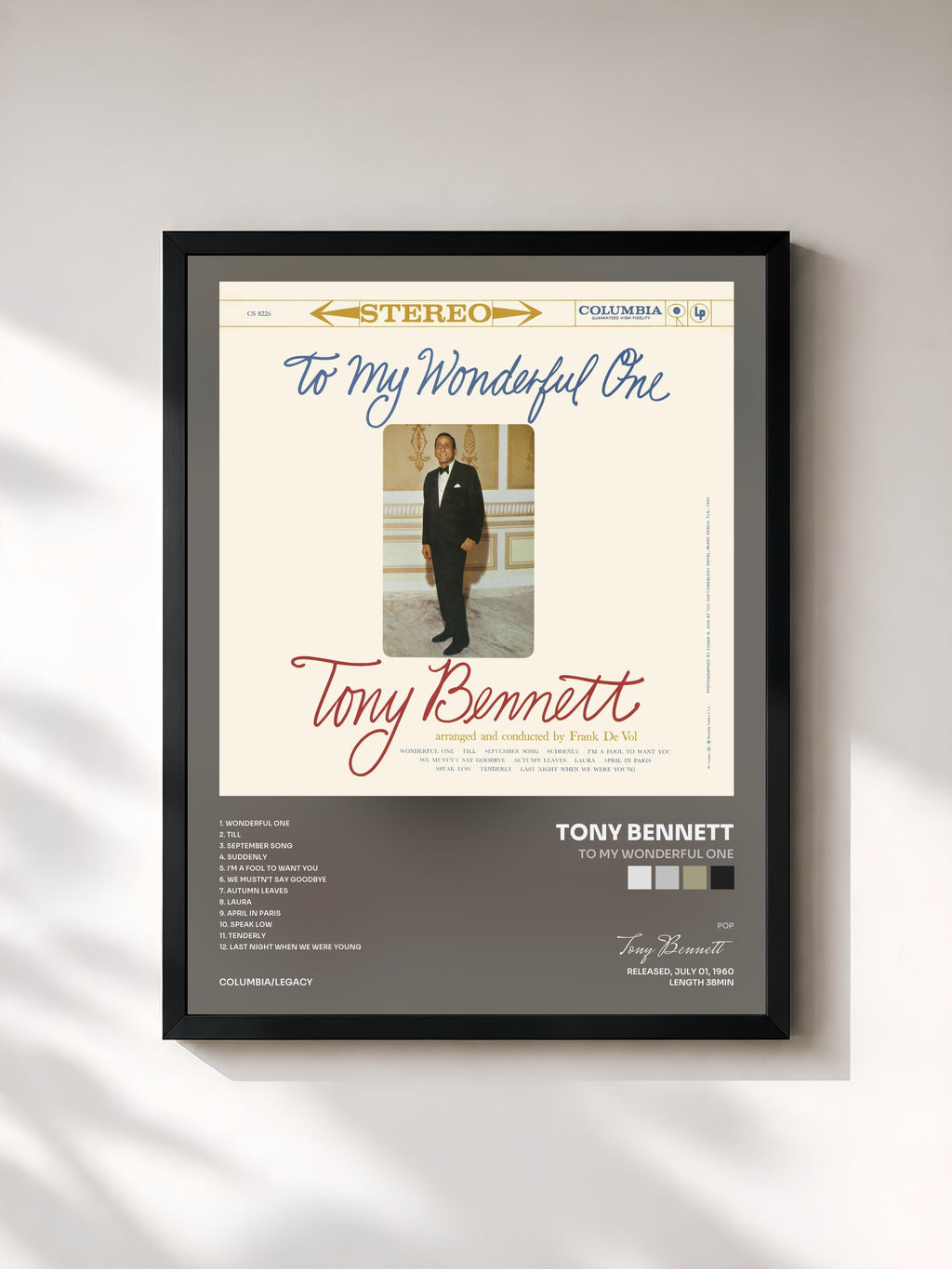Tony Bennett · To My Wonderful One