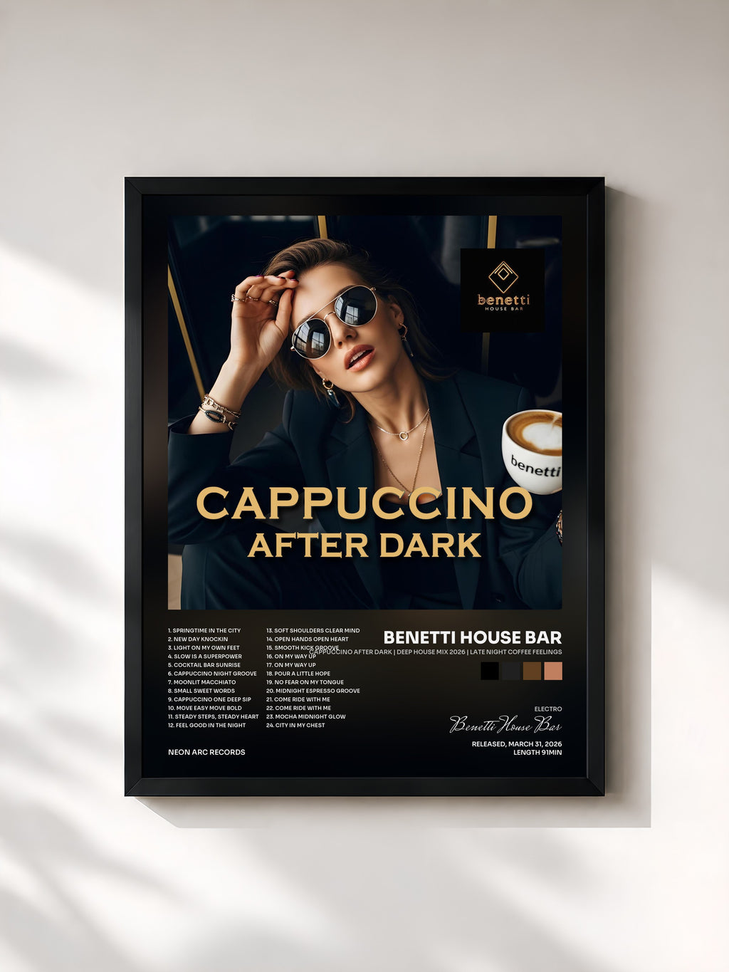 Benetti House Bar · Cappuccino After Dark | Deep House Mix 2026 | Late Night Coffee Feelings
