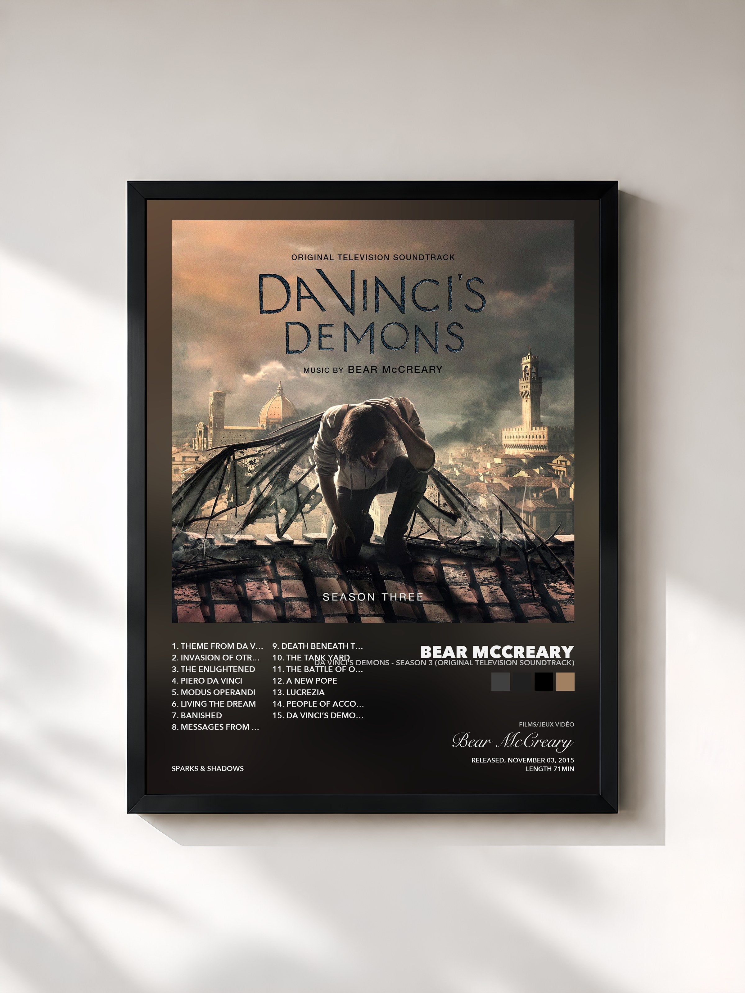Bear McCreary – Da Vinci's Demons - Season 3 (Original Television Soundtrack)