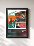 Tableau de l'album L'aventurier de Indochine, imprimé et encadré en France