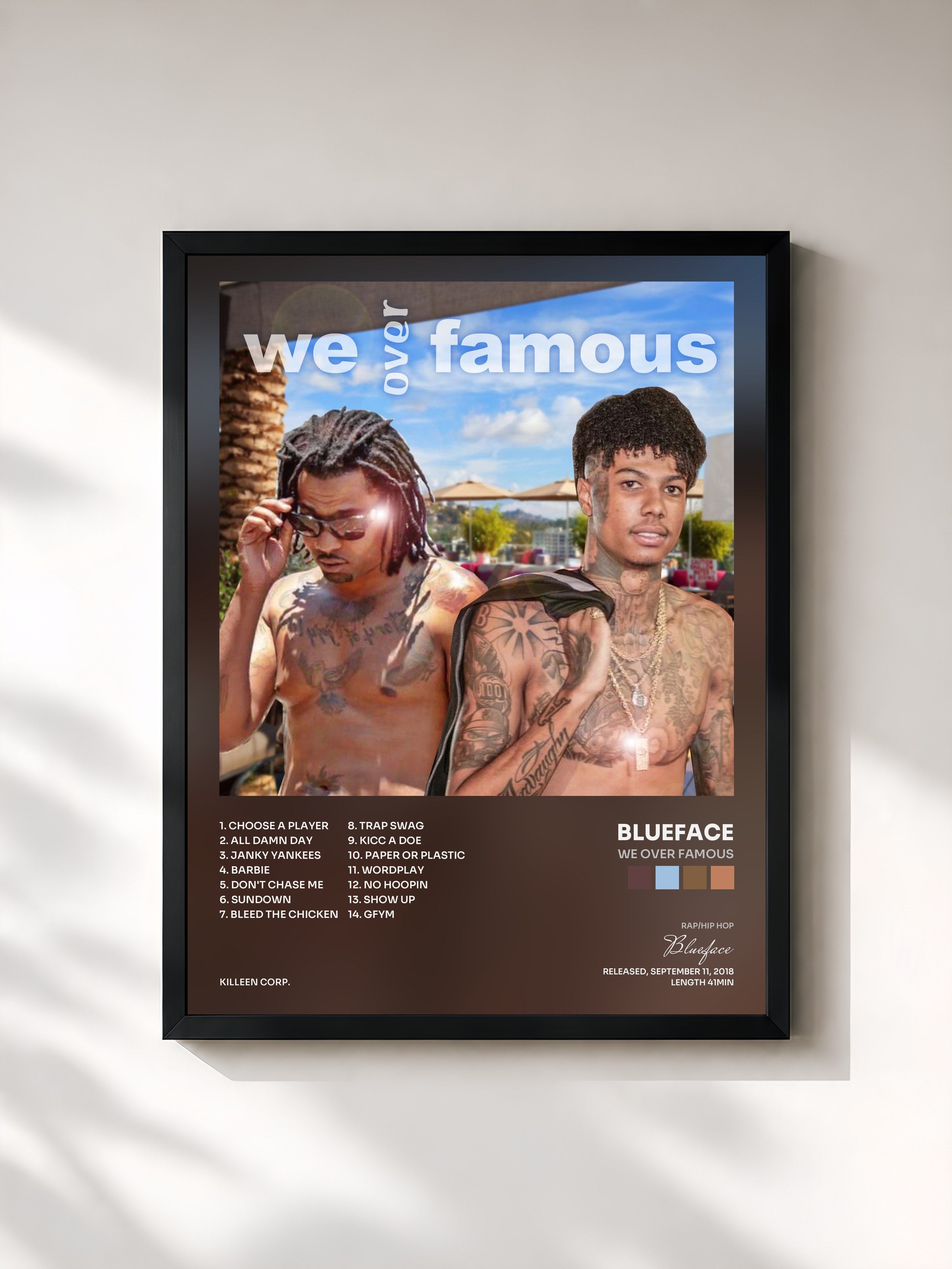 Blueface · We over Famous