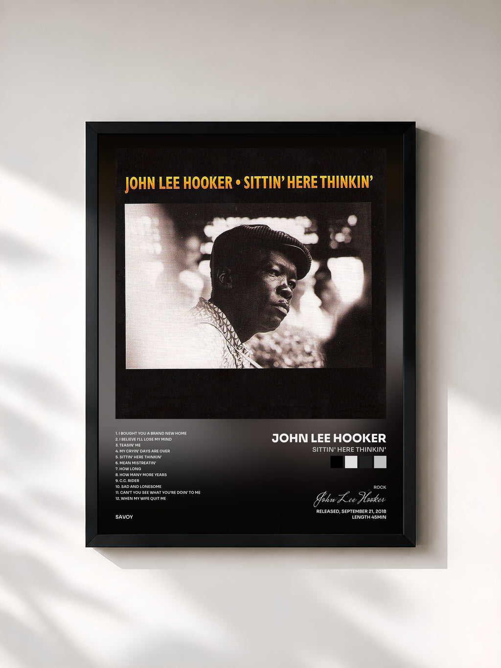 John Lee Hooker · Sittin' Here Thinkin'