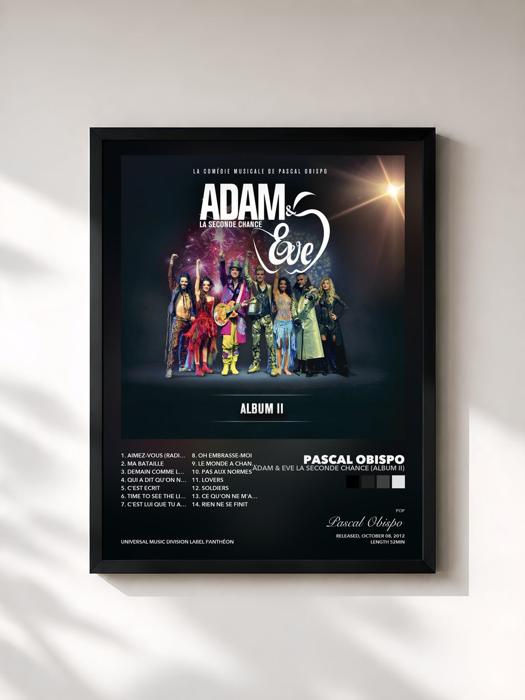 Pascal Obispo – Adam & Eve La Seconde Chance (Album II)
