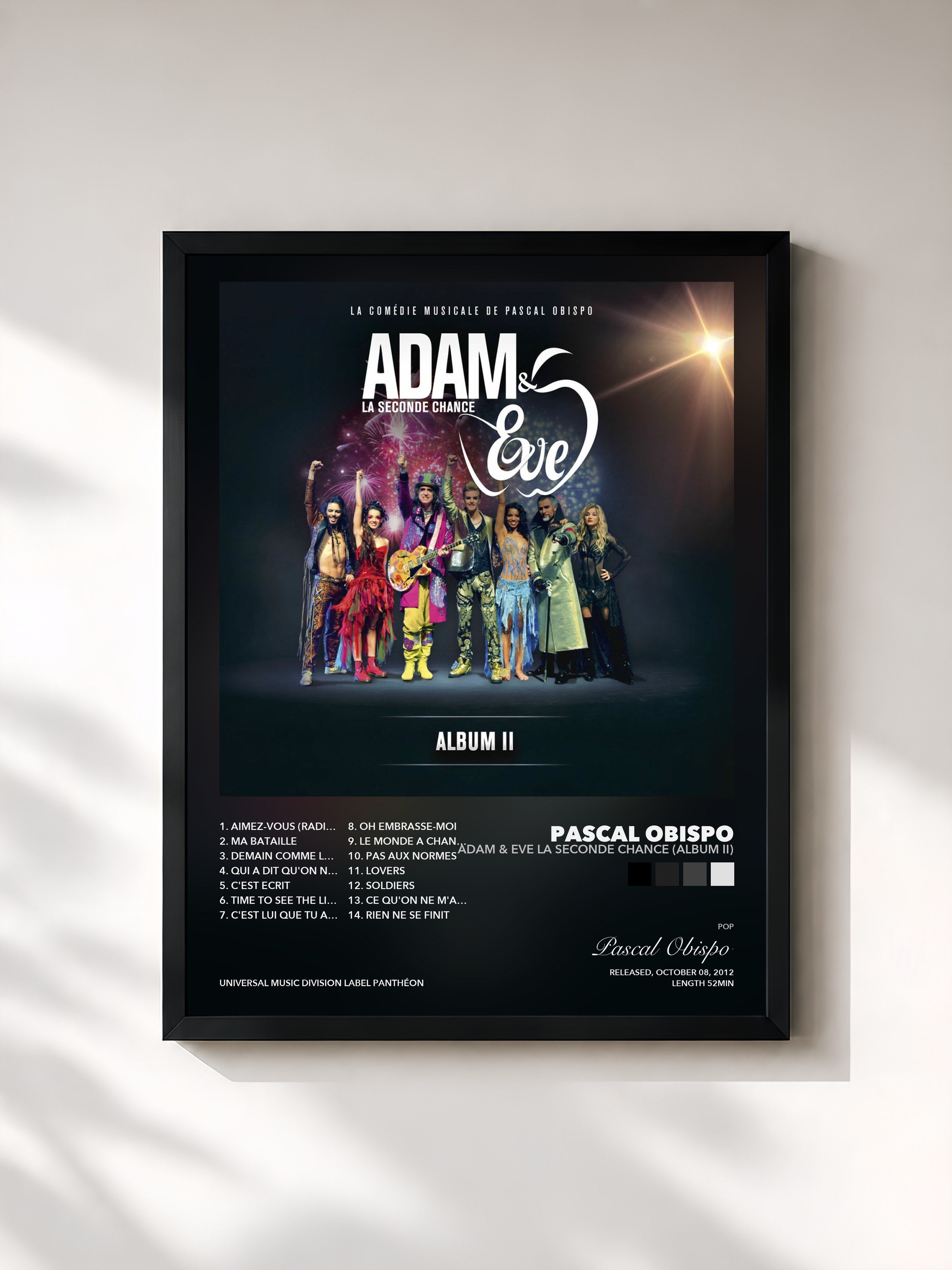Pascal Obispo – Adam & Eve La Seconde Chance (Album II)