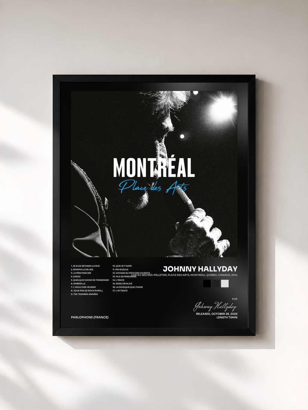 Johnny Hallyday · Live au Wilfrid-Pelletier, Place des Arts, Montréal, Québec, Canada, 2014