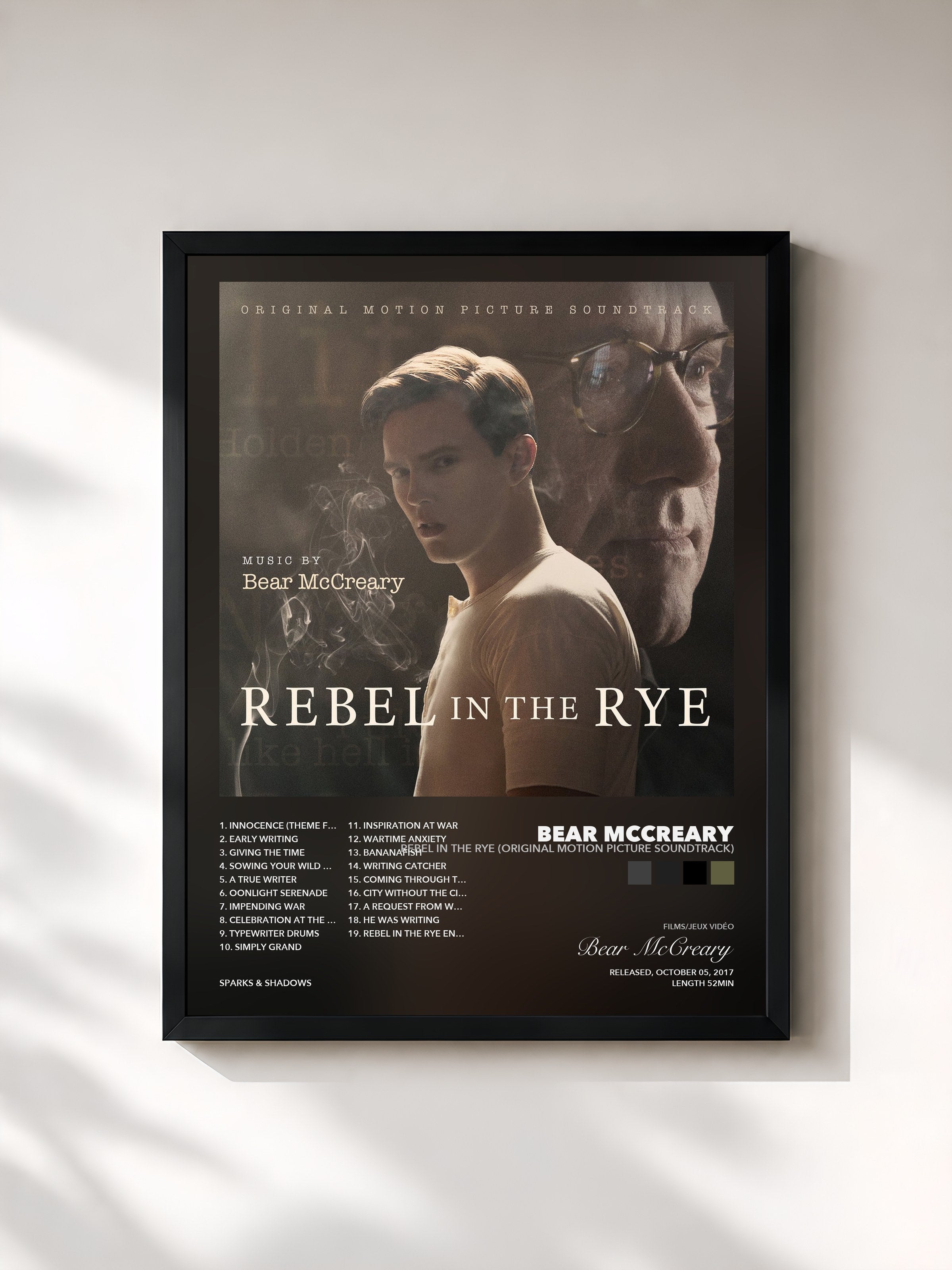 Bear McCreary – Rebel in the Rye (Original Motion Picture Soundtrack)