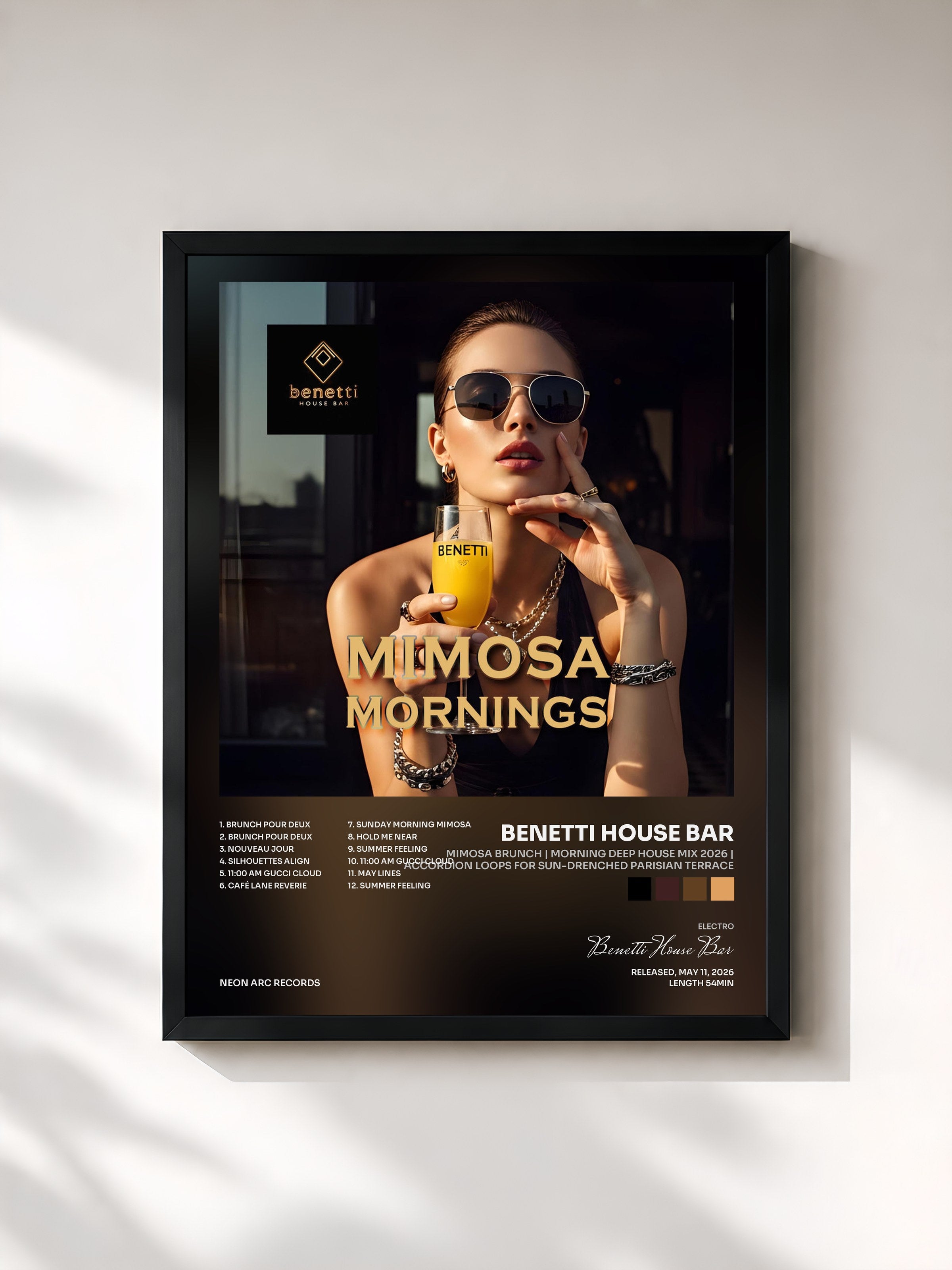 Benetti House Bar · Mimosa Brunch | Morning Deep House Mix 2026 | Accordion Loops for Sun-Drenched Parisian Terrace