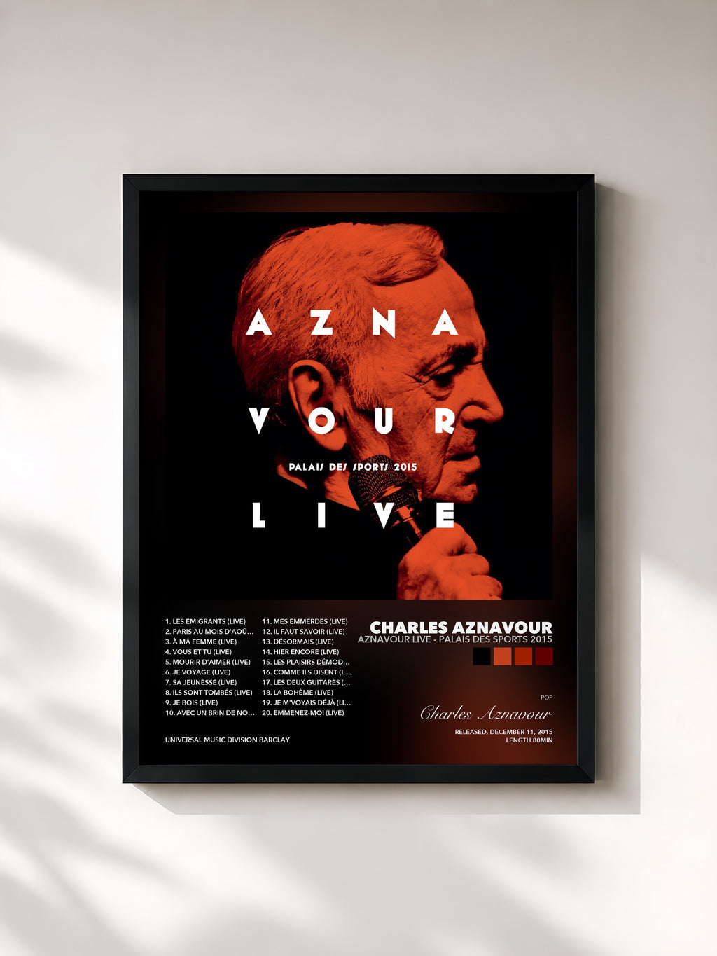 Charles Aznavour – Aznavour Live - Palais des Sports 2015