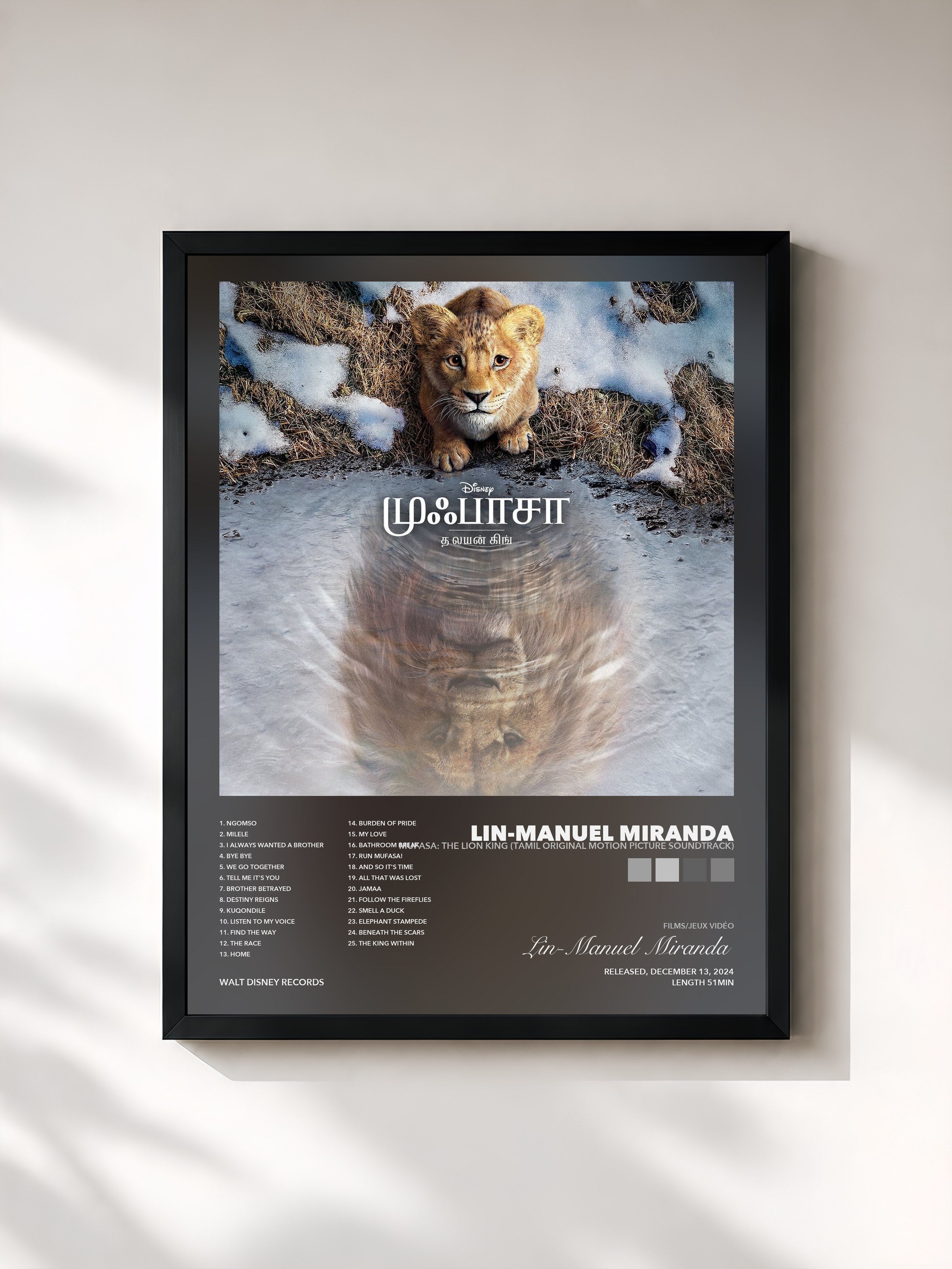 Lin-Manuel Miranda – Mufasa: The Lion King (Tamil Original Motion Picture Soundtrack)