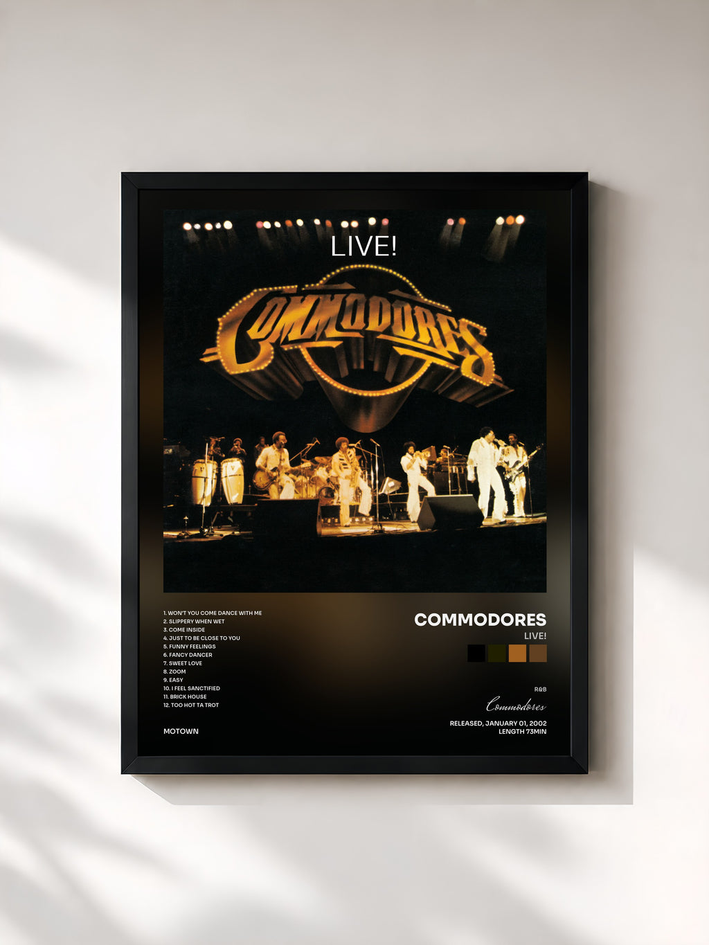 Commodores · Live!