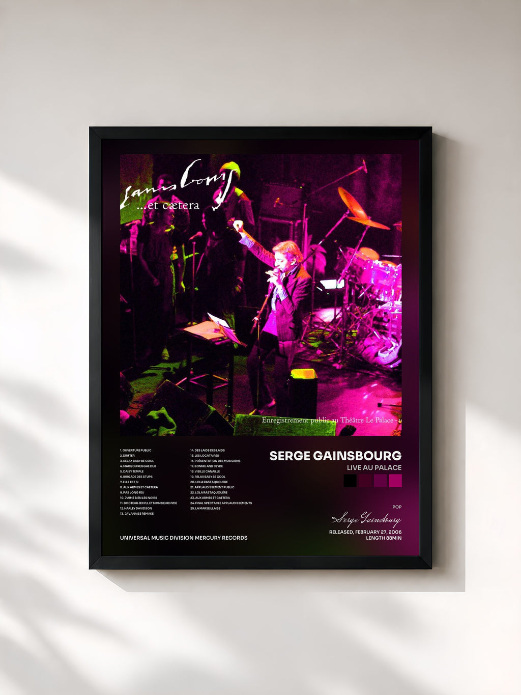 Serge Gainsbourg · Live Au Palace