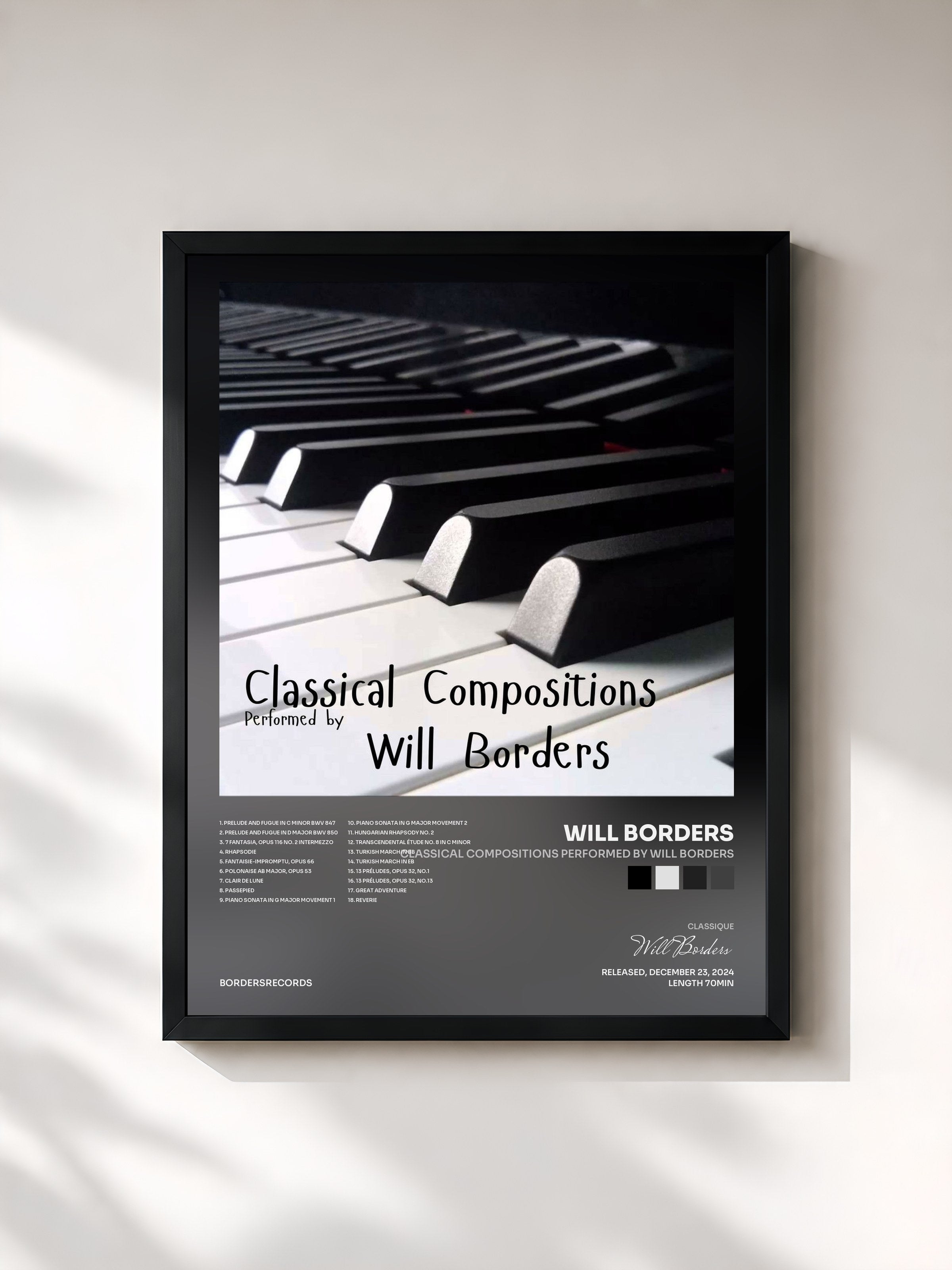 Will Borders · Classical Compositions Performed by Will Borders