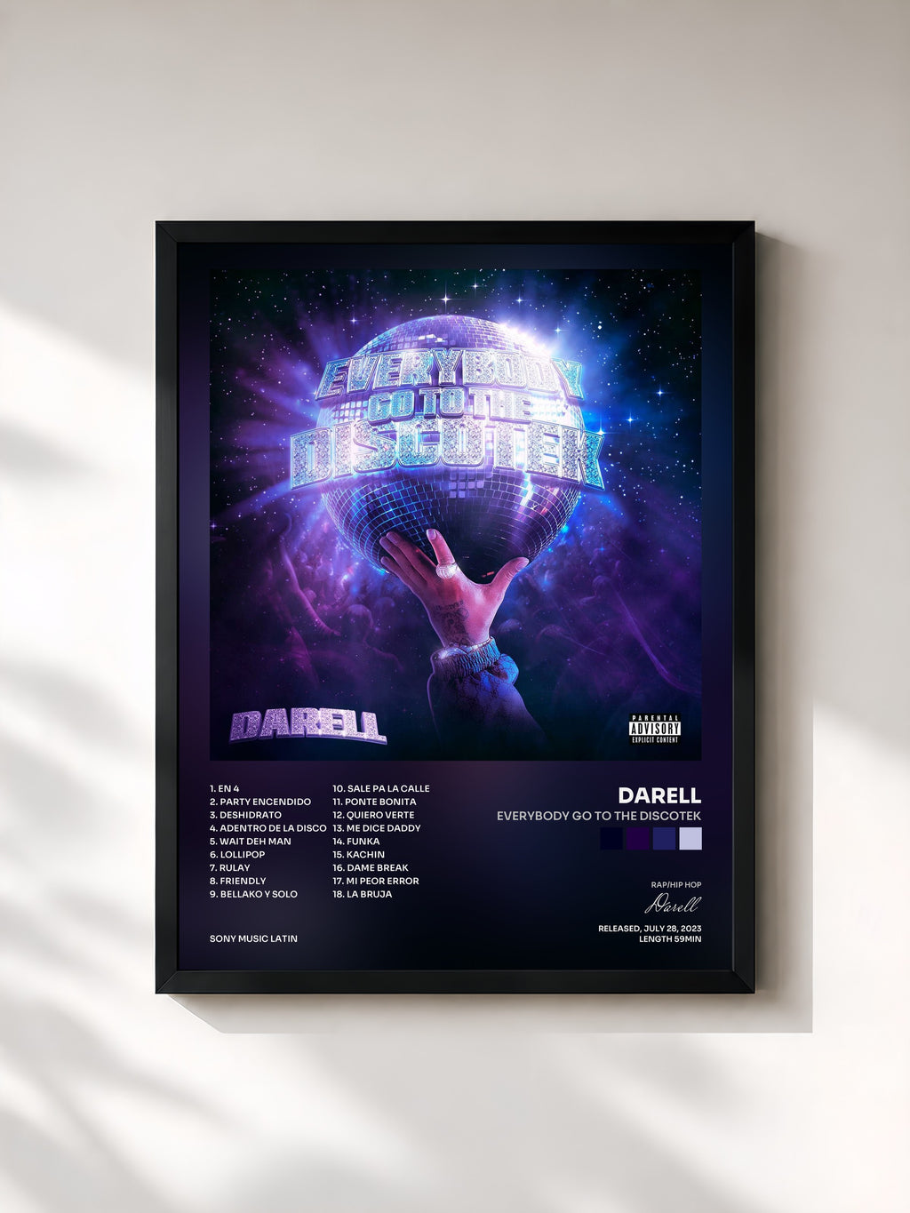 Darell · EVERYBODY GO TO THE DISCOTEK